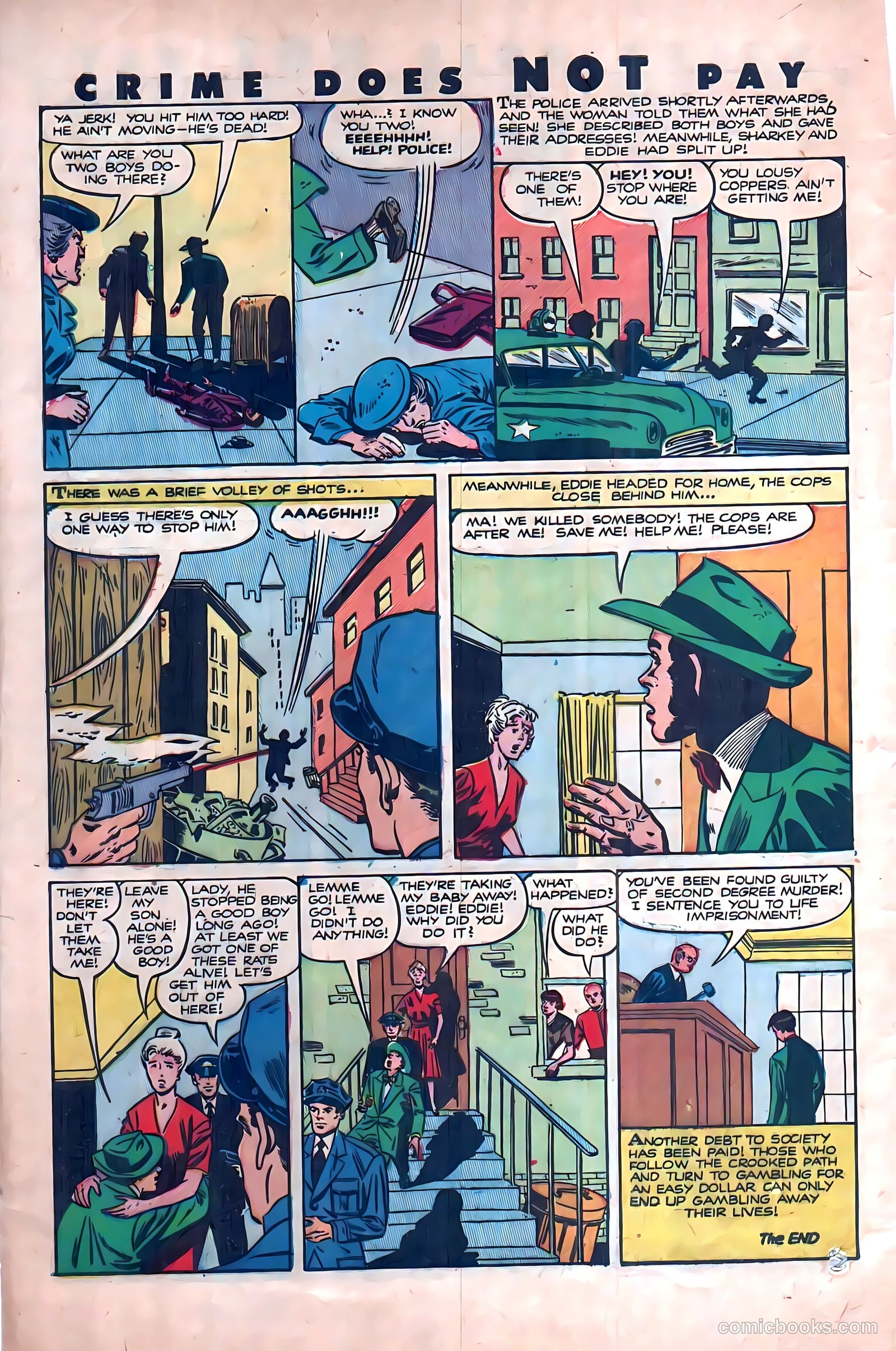 Crime Does Not Pay #112 (1952) — page 32