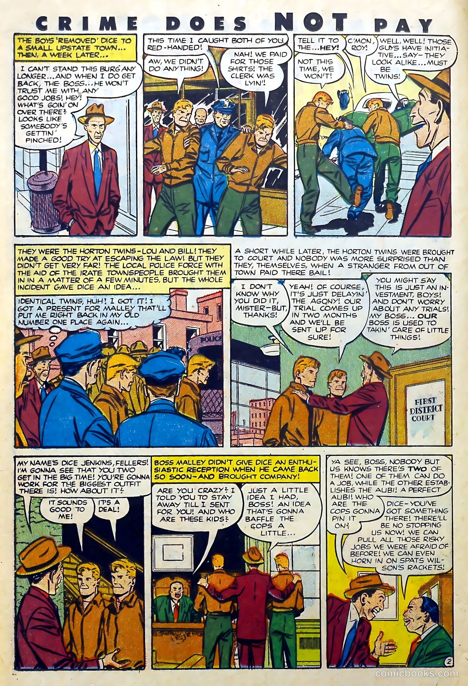 Crime Does Not Pay #113 (1952) — page 14 of 37