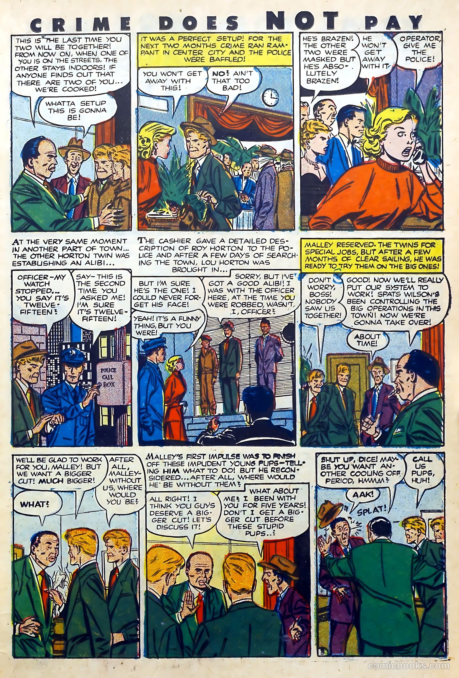 Crime Does Not Pay #113 (1952) — page 15 of 37