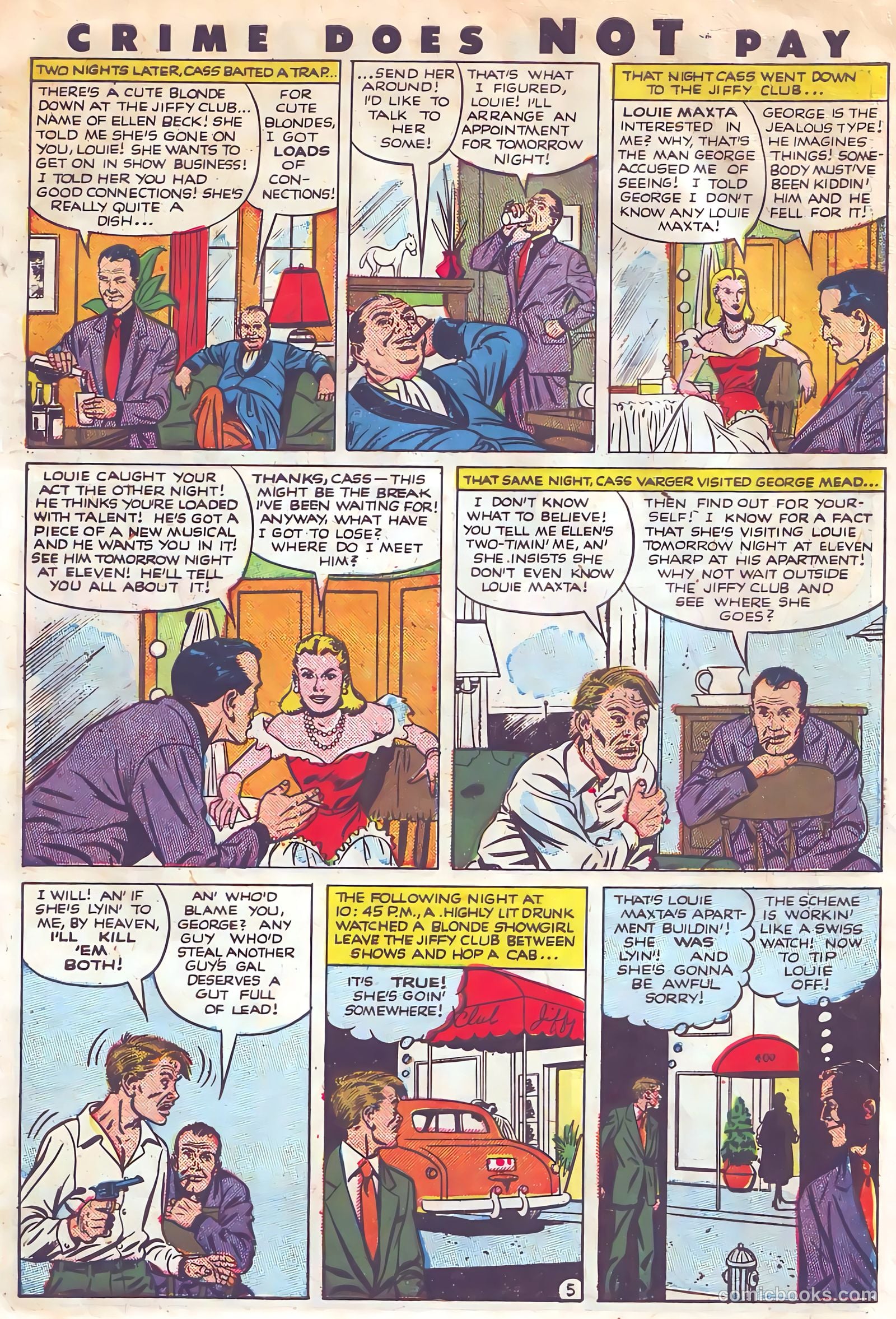 Crime Does Not Pay #115 (1952) — page 7