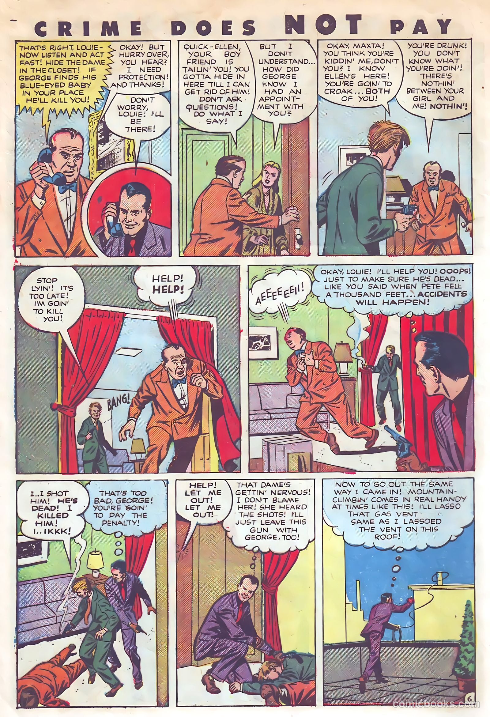 Crime Does Not Pay #115 (1952) — page 8