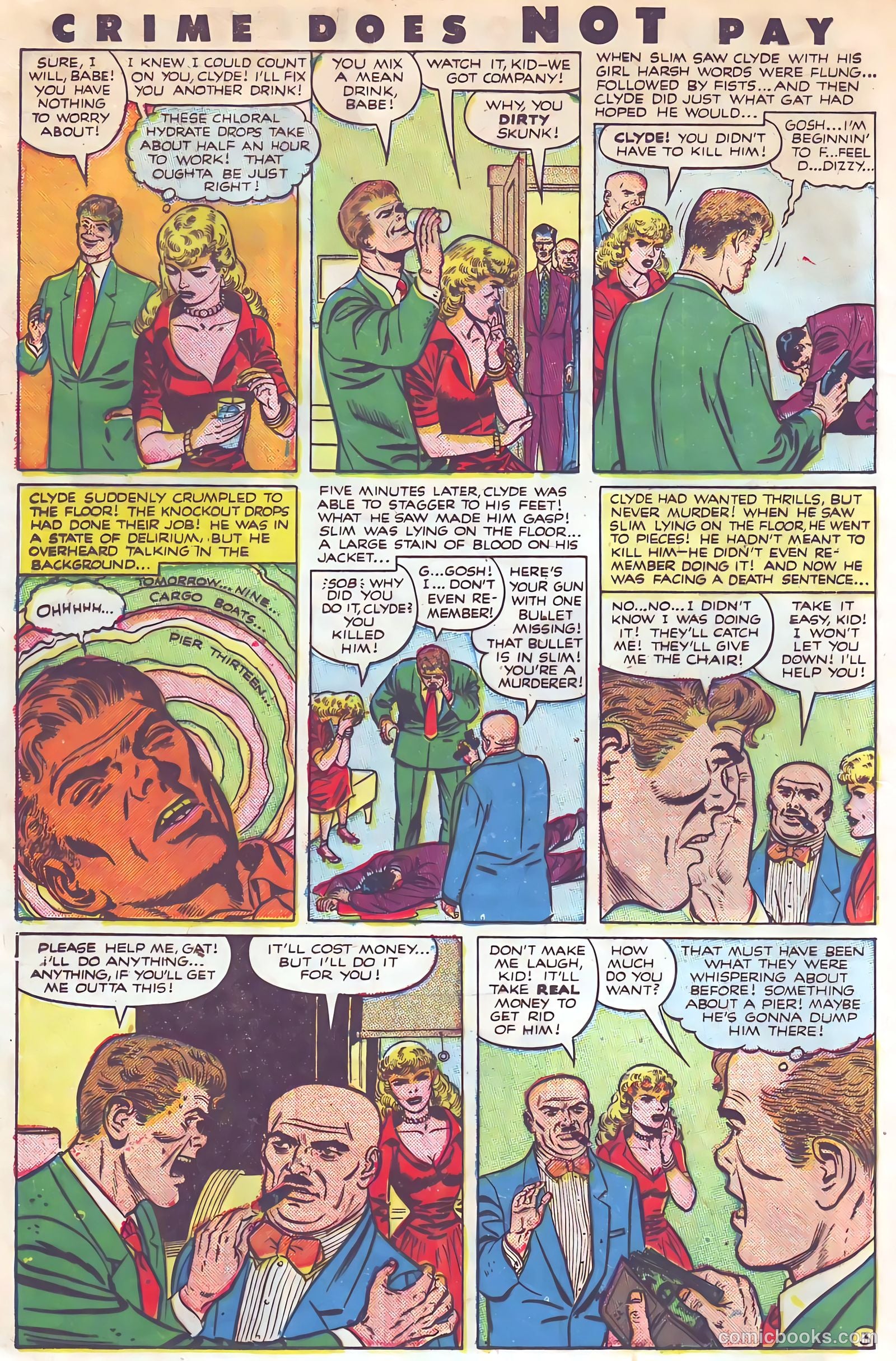 Crime Does Not Pay #115 (1952) — page 16