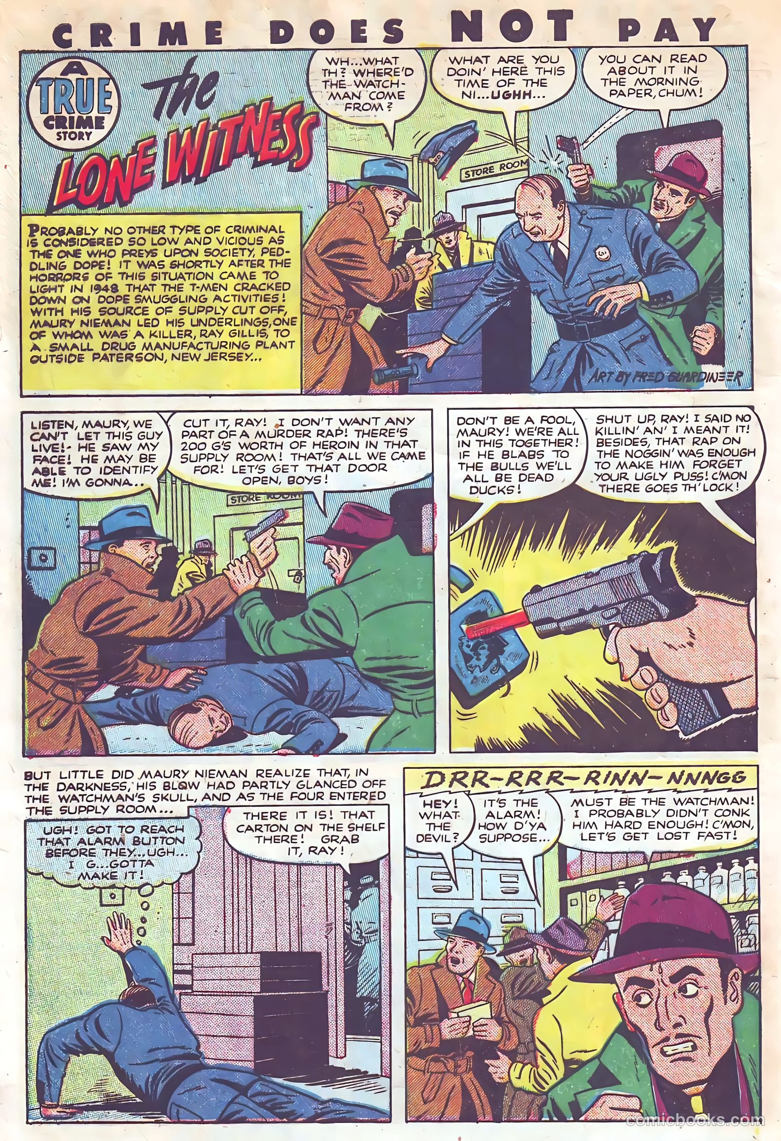 Crime Does Not Pay #115 (1952) — page 28