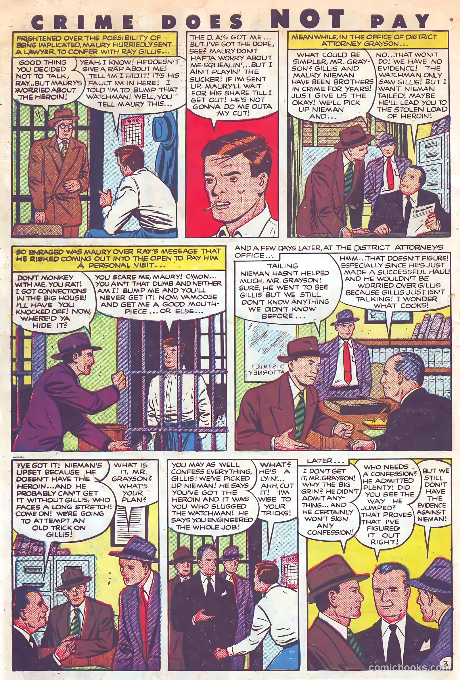 Crime Does Not Pay #115 (1952) — page 30