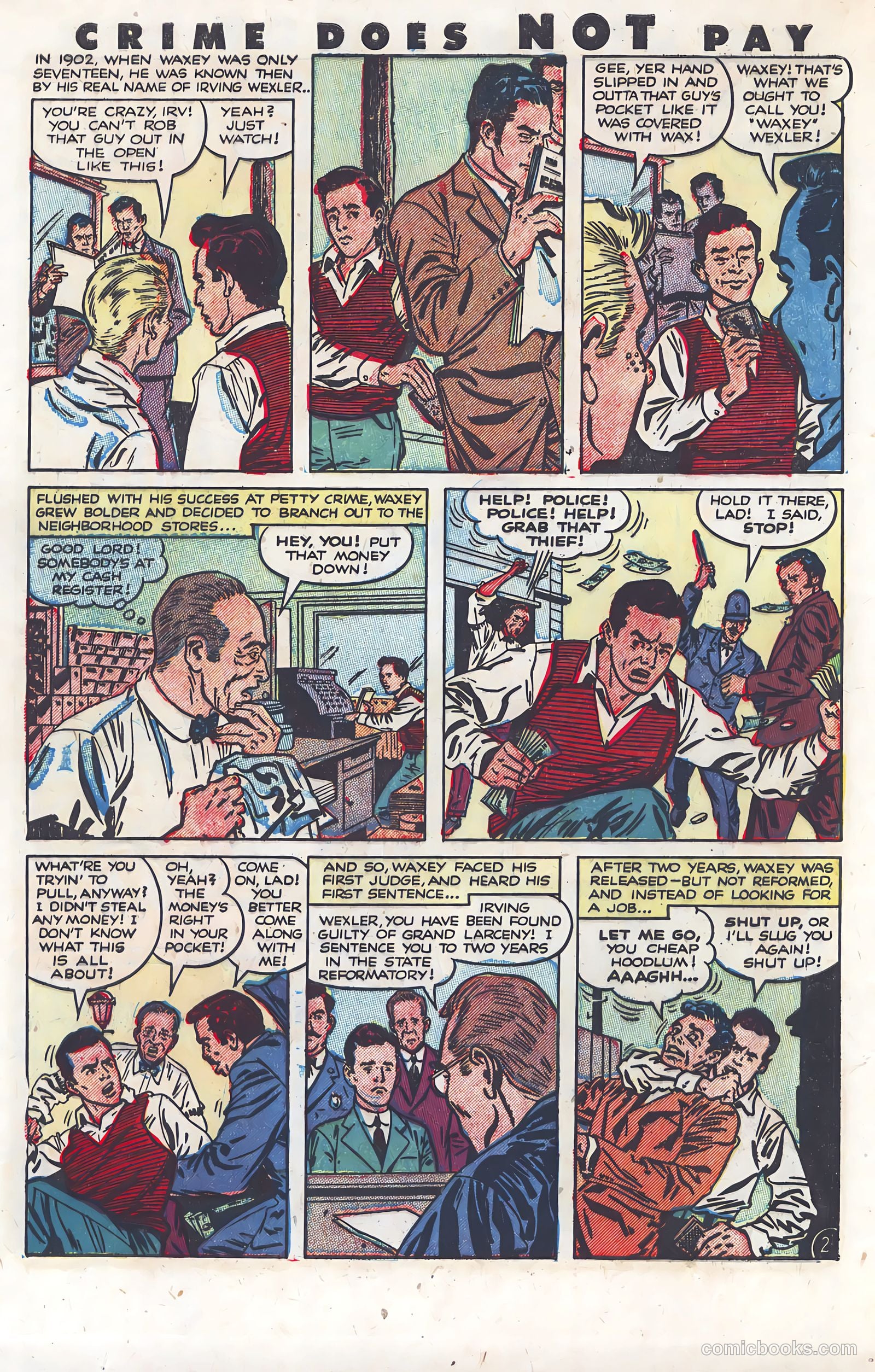 Crime Does Not Pay #121 (1953) — page 4