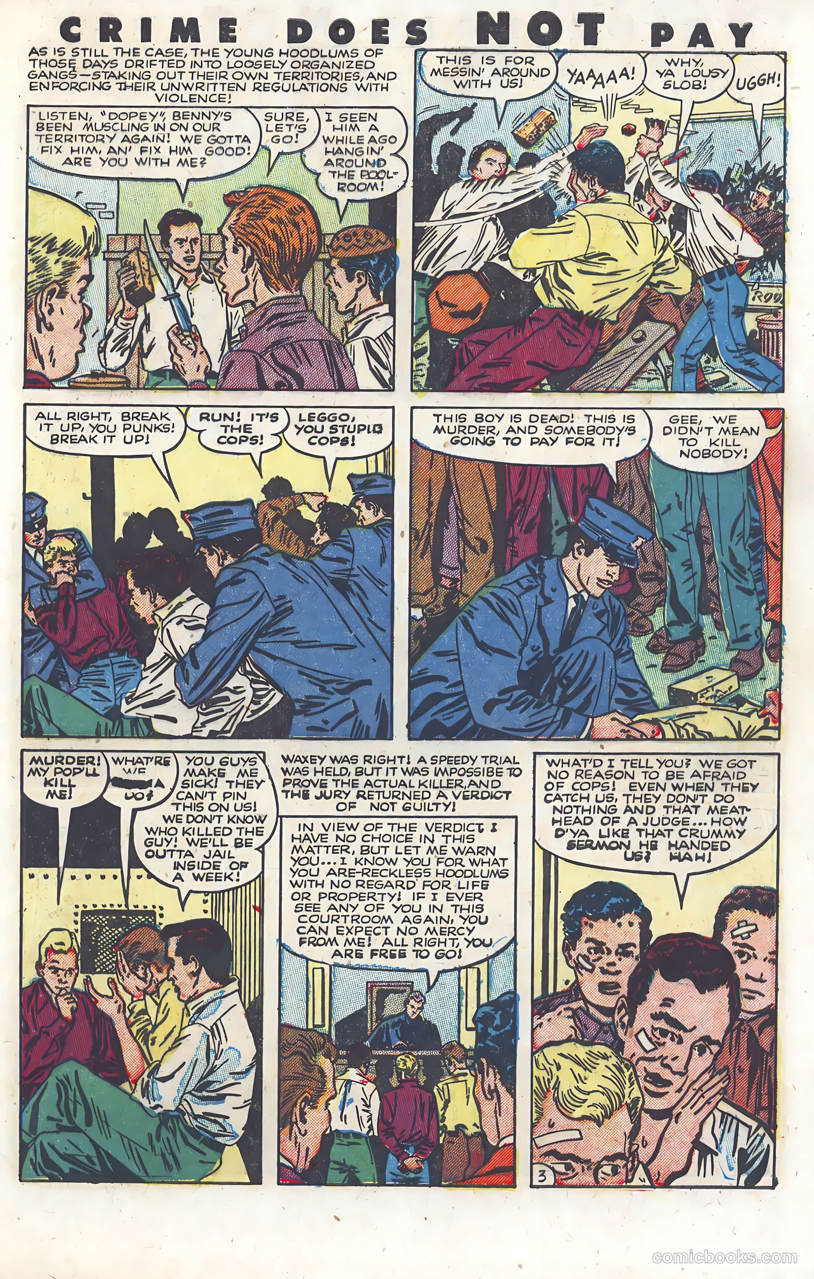 Crime Does Not Pay #121 (1953) — page 5
