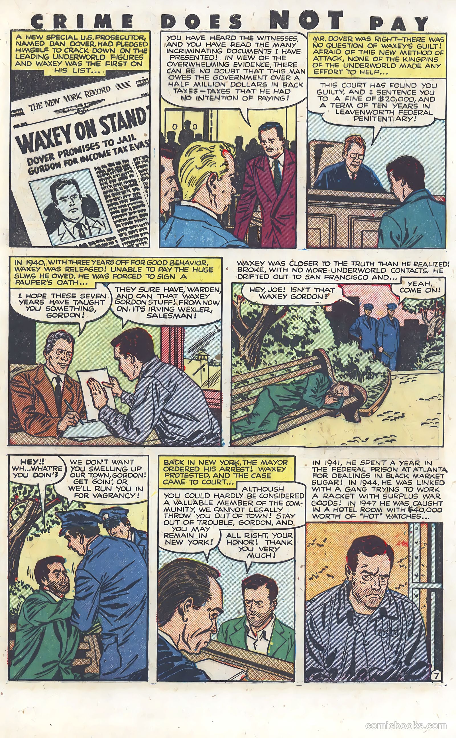 Crime Does Not Pay #121 (1953) — page 9