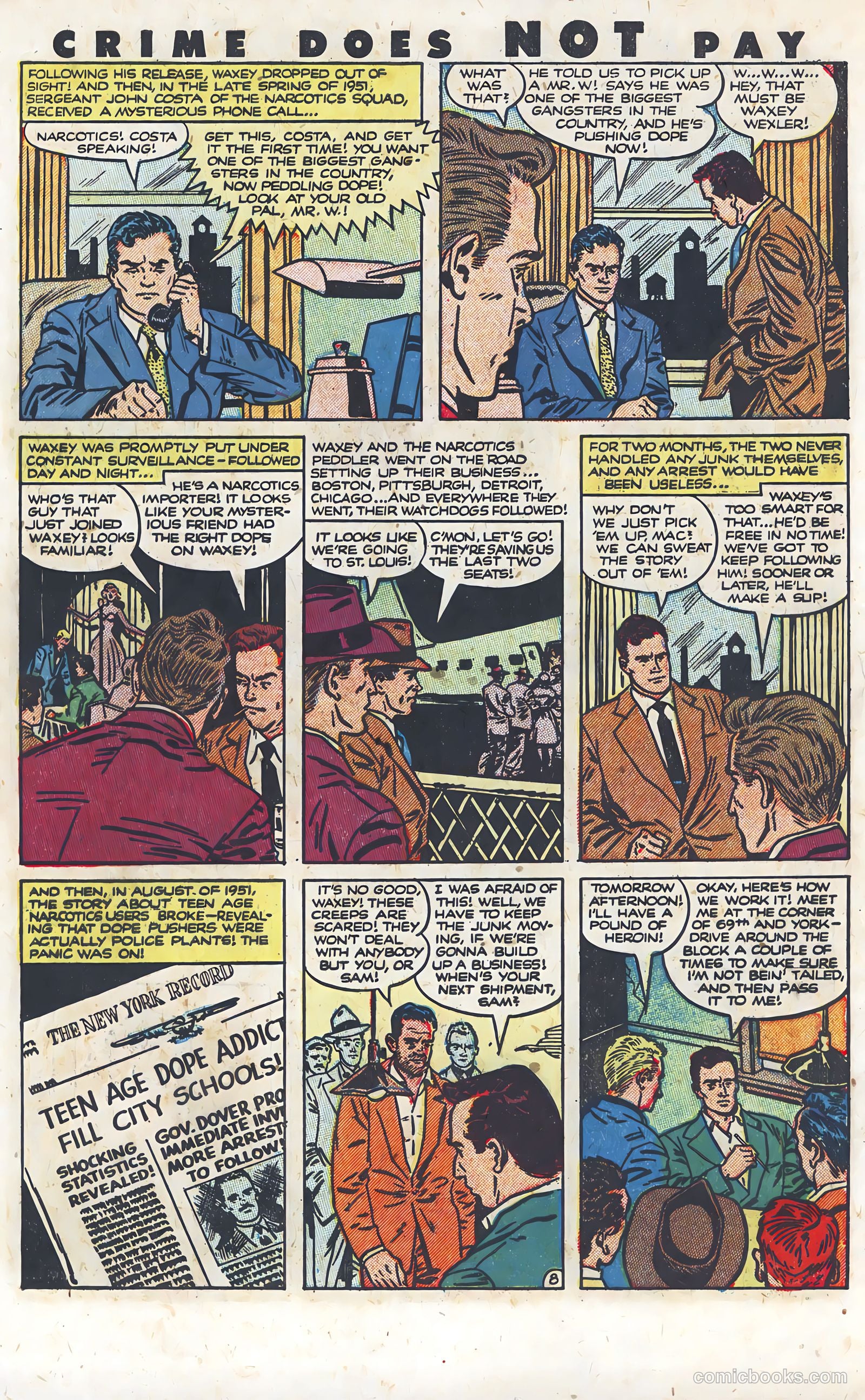 Crime Does Not Pay #121 (1953) — page 10