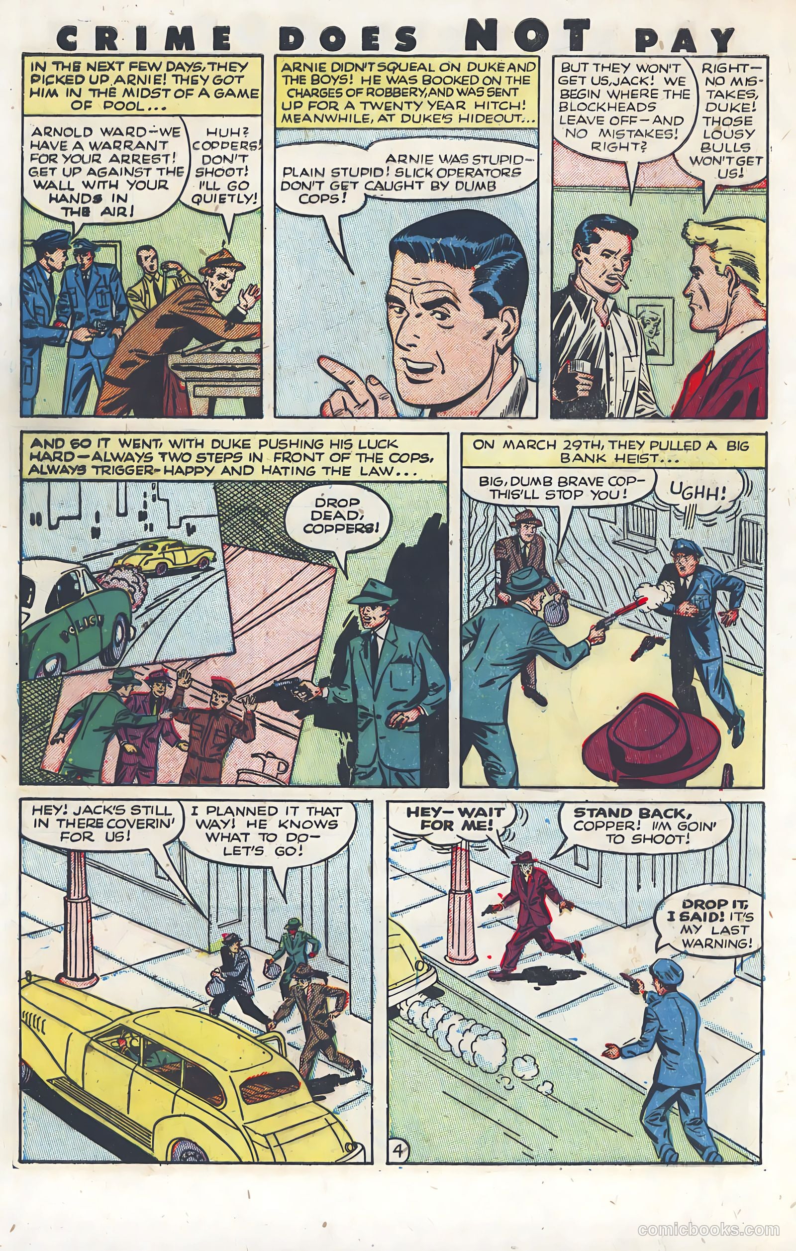 Crime Does Not Pay #121 (1953) — page 28