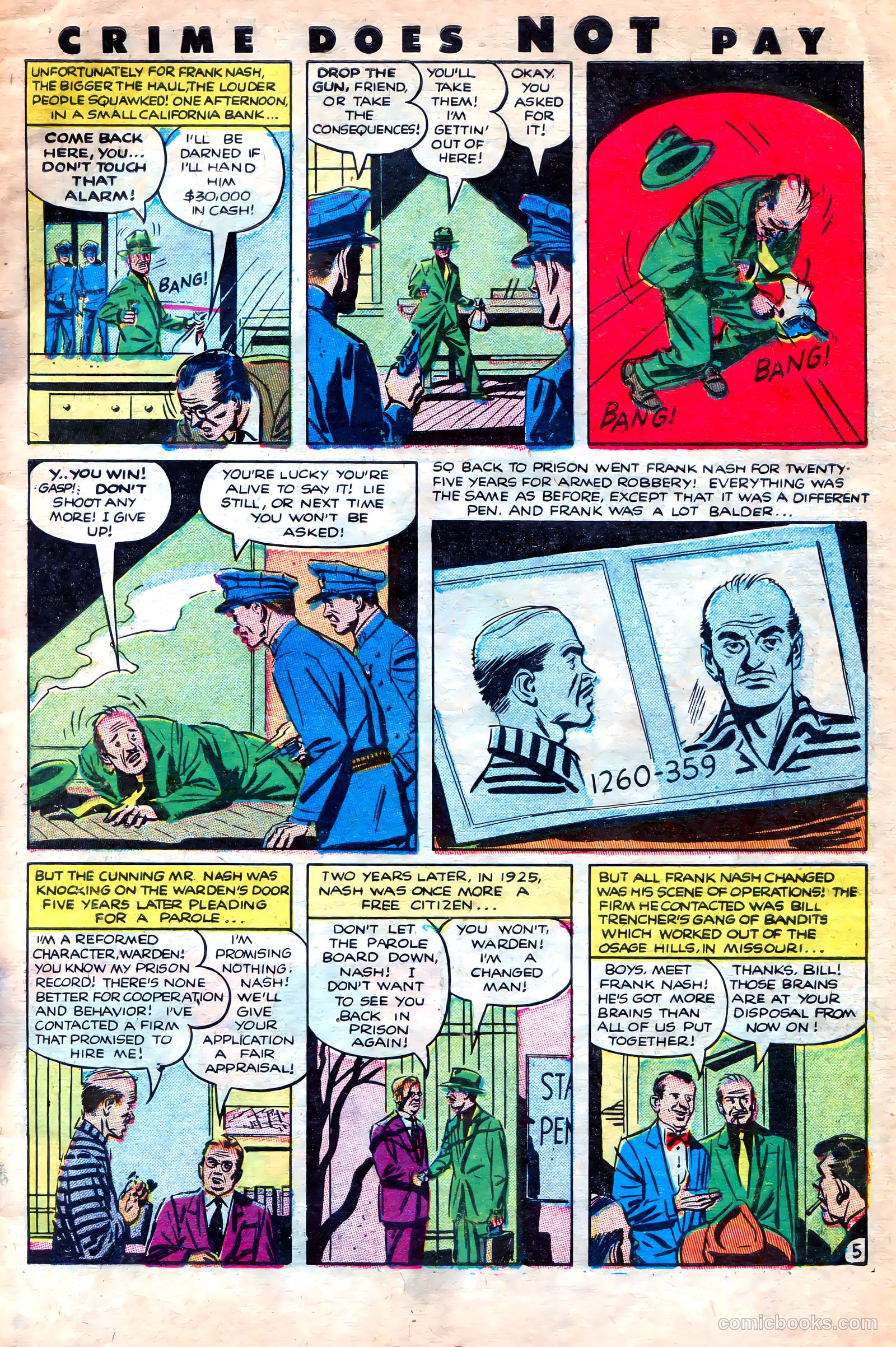 Crime Does Not Pay #125 (1953) — page 7