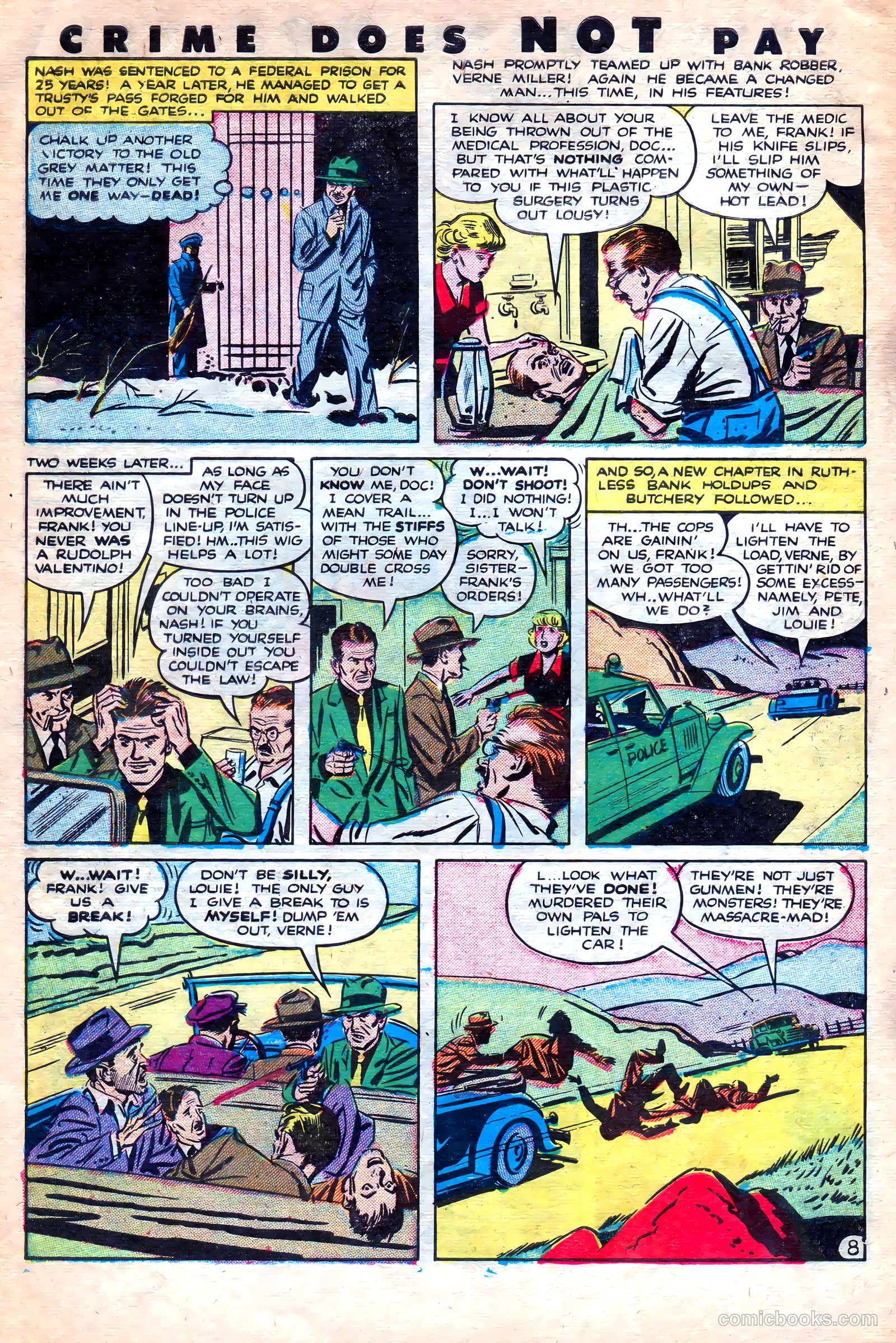 Crime Does Not Pay #125 (1953) — page 10