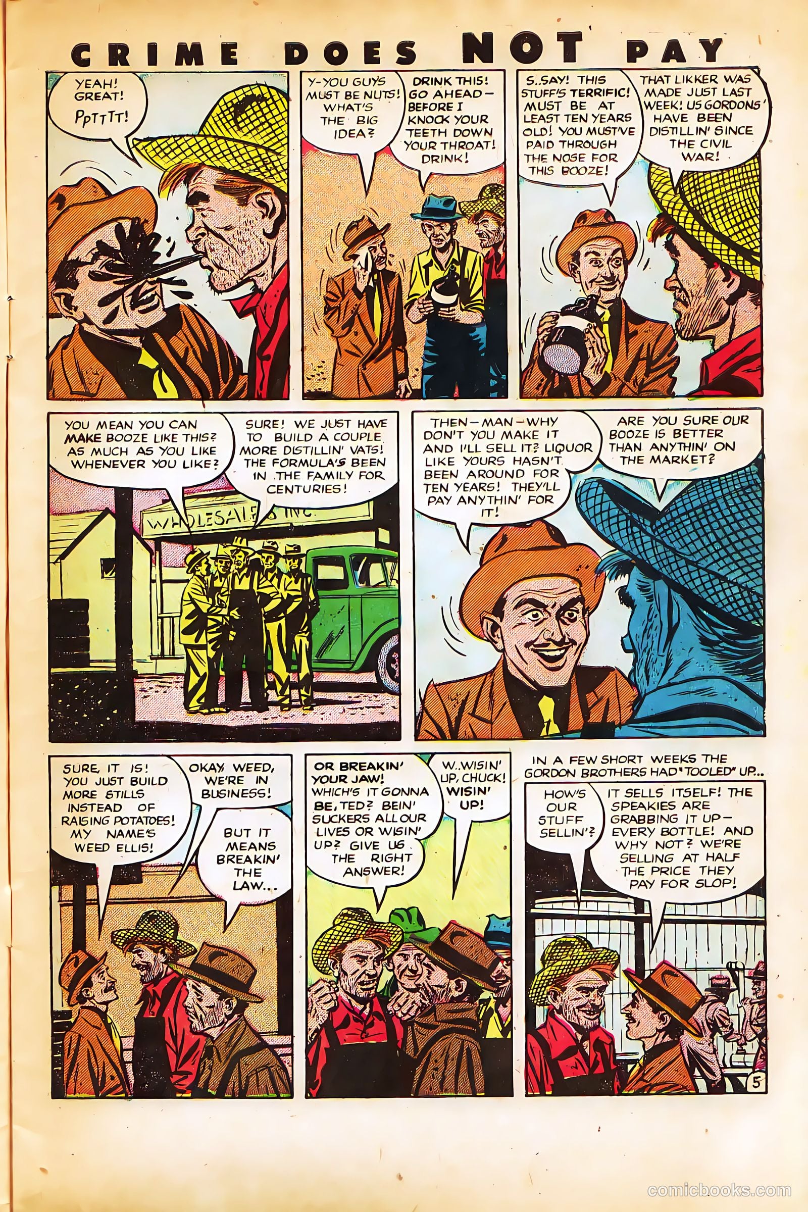 Crime Does Not Pay #126 (1953) — page 7
