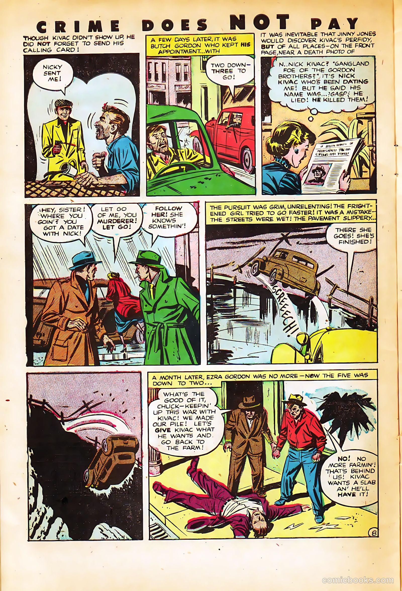 Crime Does Not Pay #126 (1953) — page 10