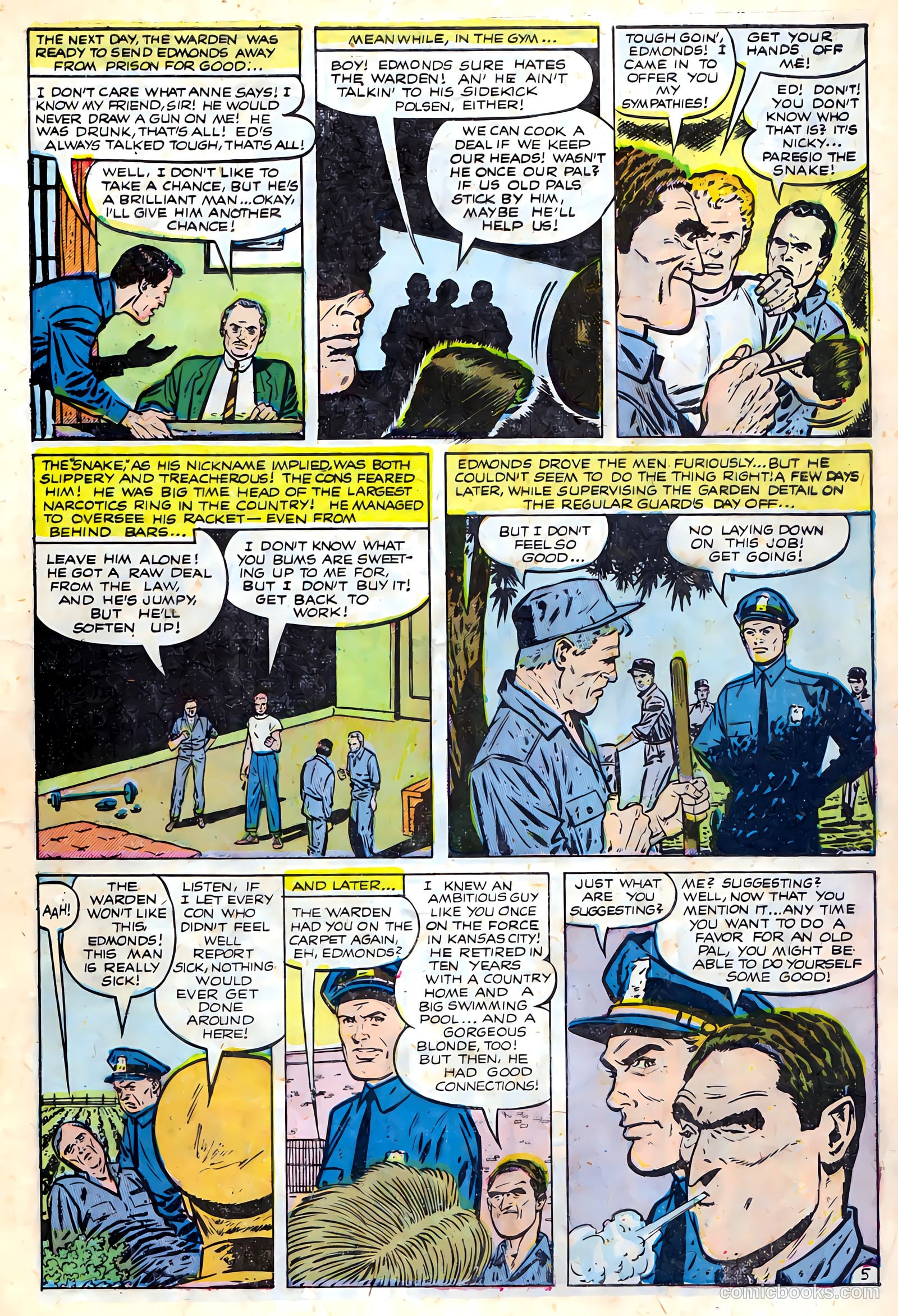 Crime Does Not Pay #130 (1953) — page 7