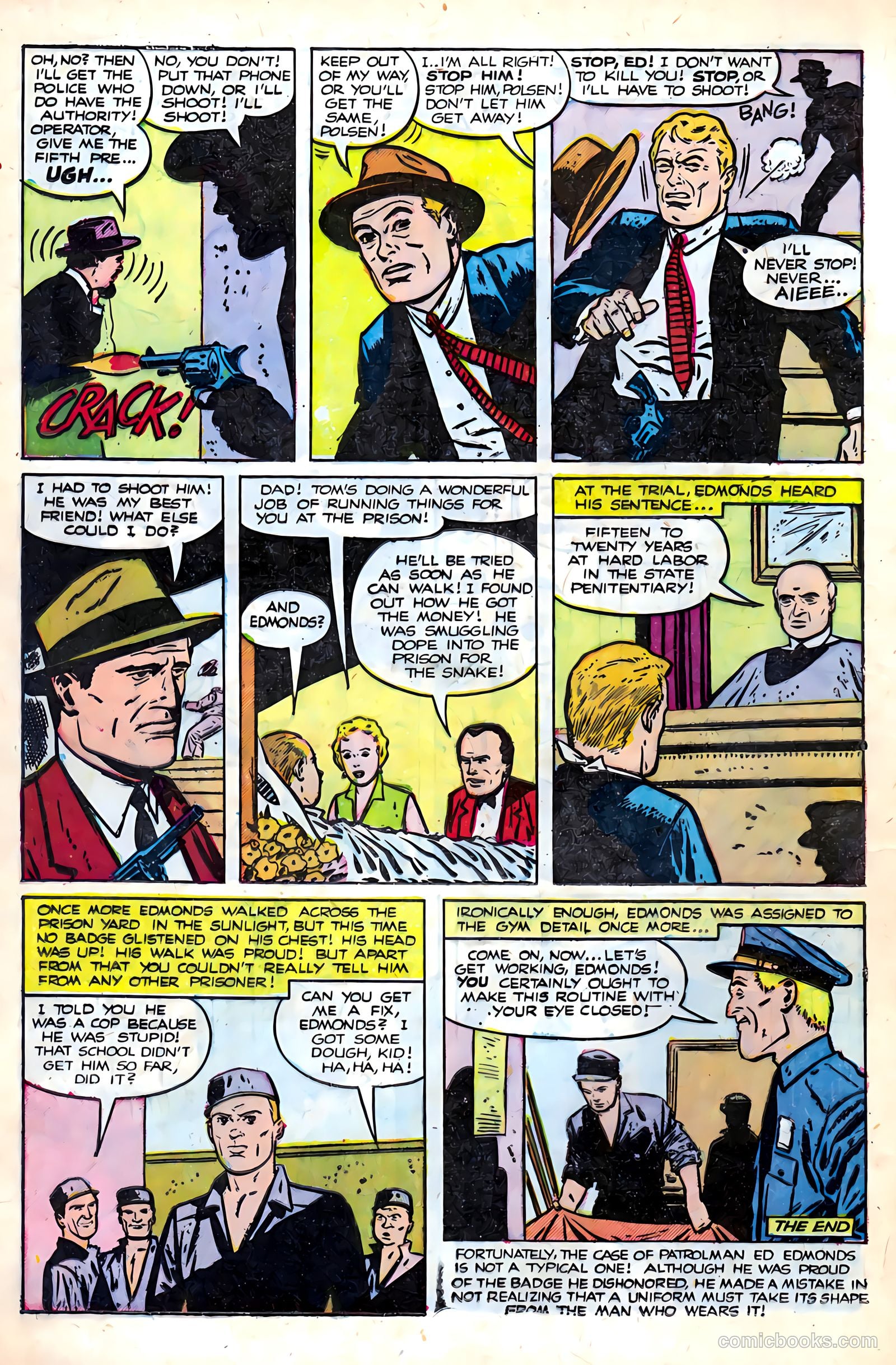 Crime Does Not Pay #130 (1953) — page 12
