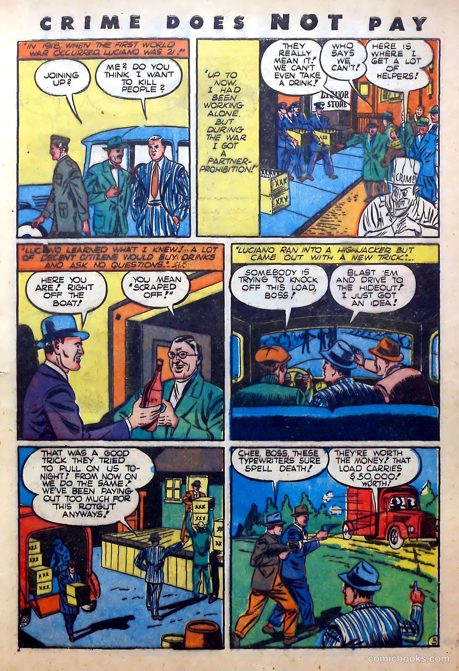 Crime Does Not Pay #26 (1943) — page 6 of 62