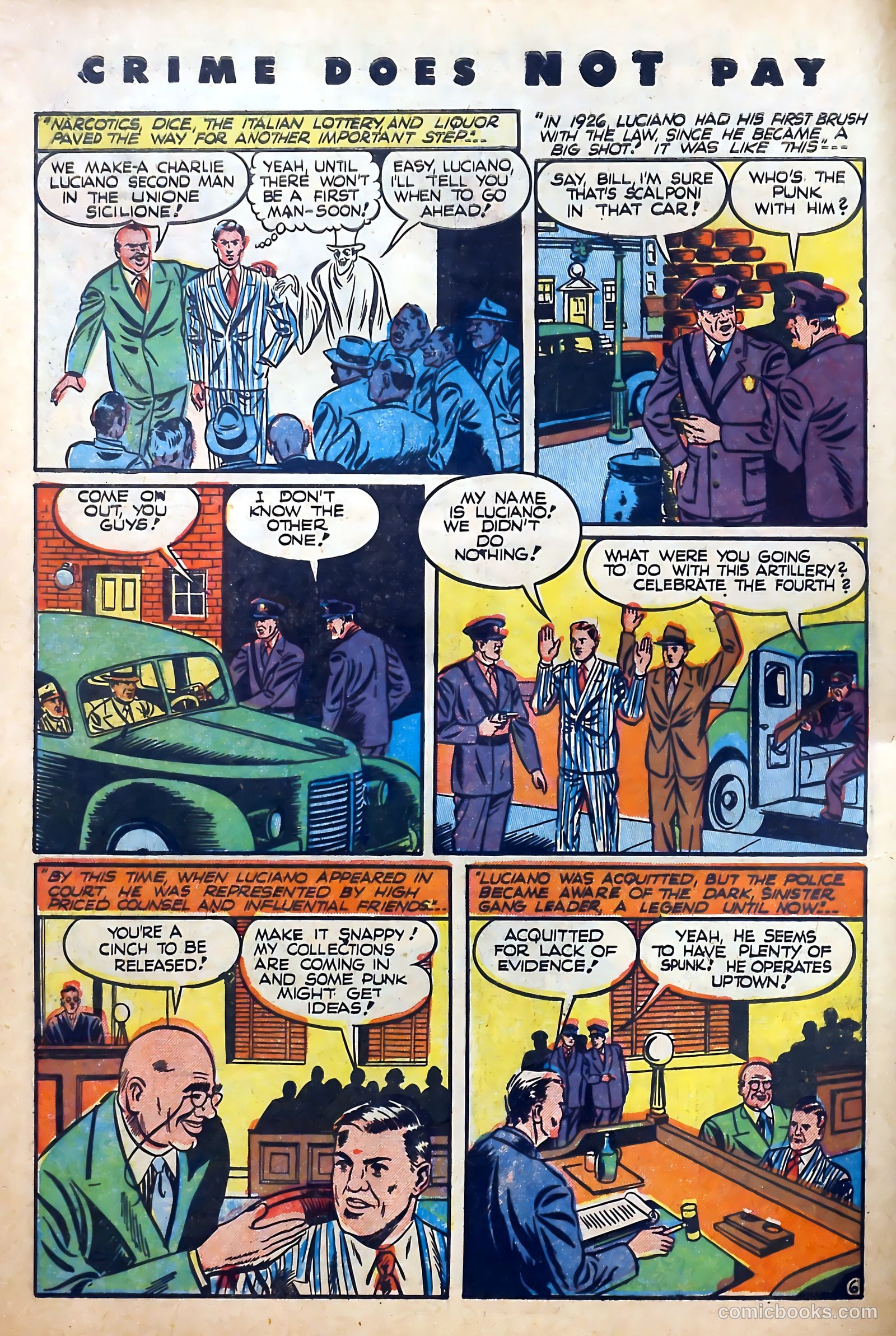 Crime Does Not Pay #26 (1943) — page 7 of 62