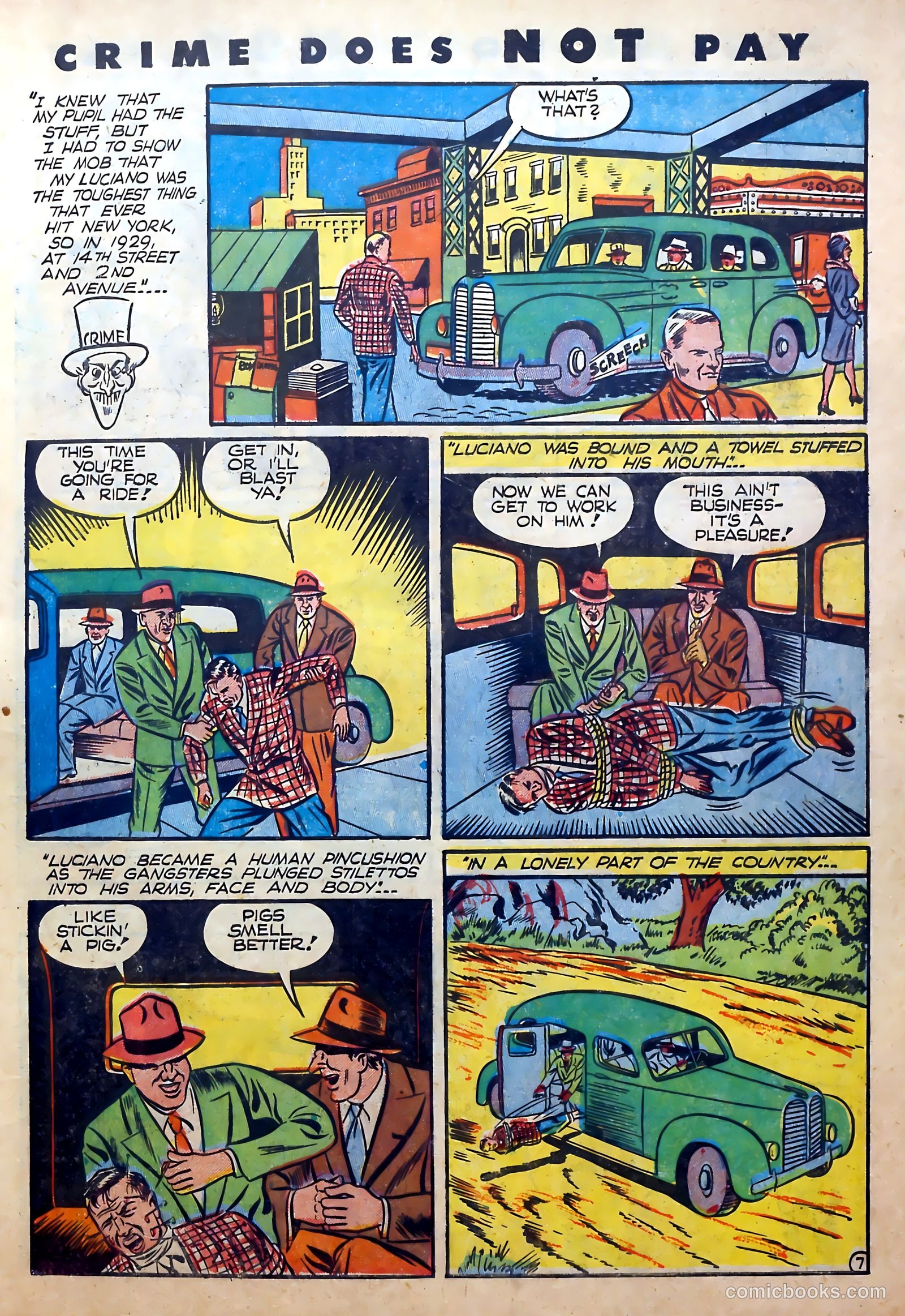 Crime Does Not Pay #26 (1943) — page 8 of 62