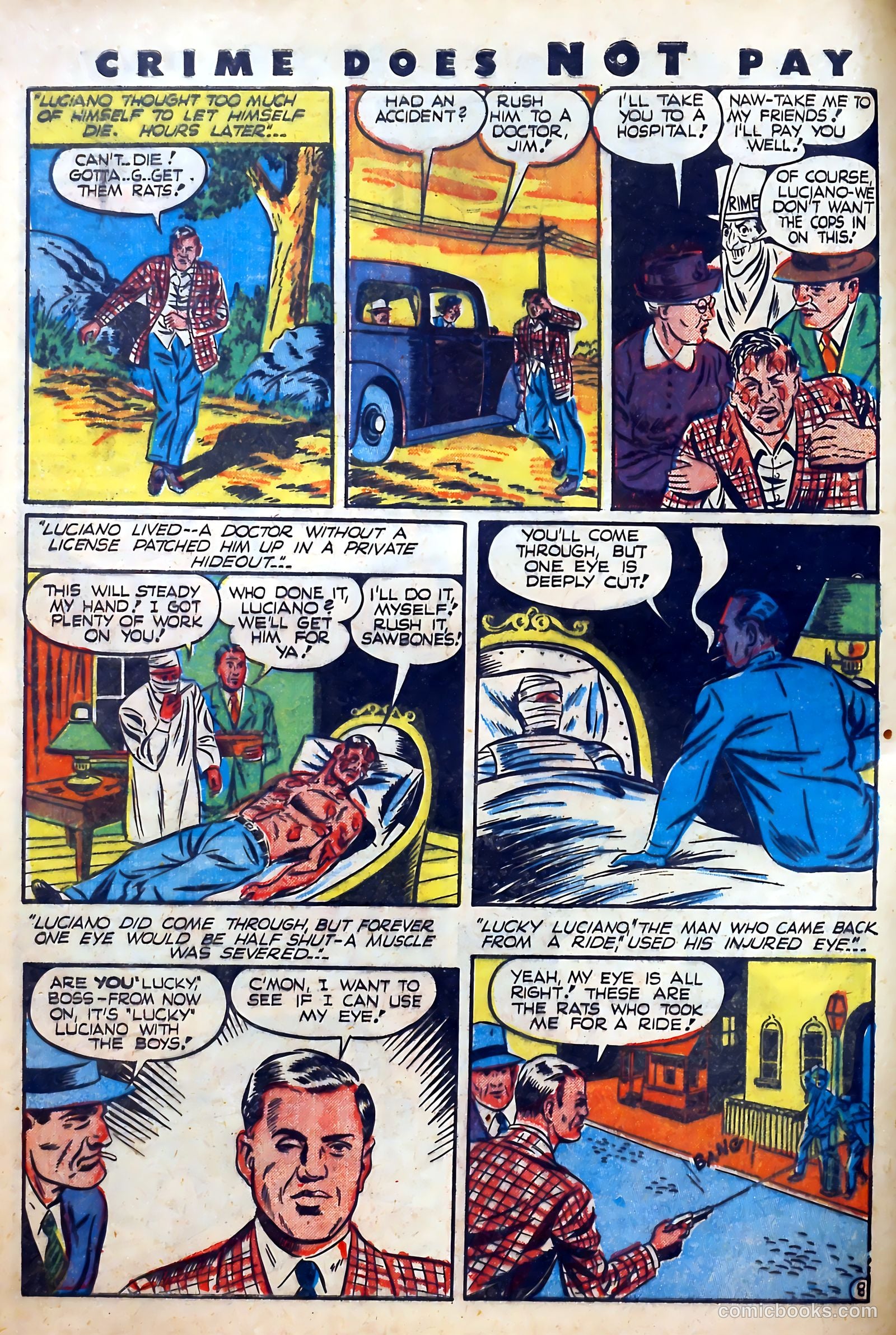 Crime Does Not Pay #26 (1943) — page 9 of 62