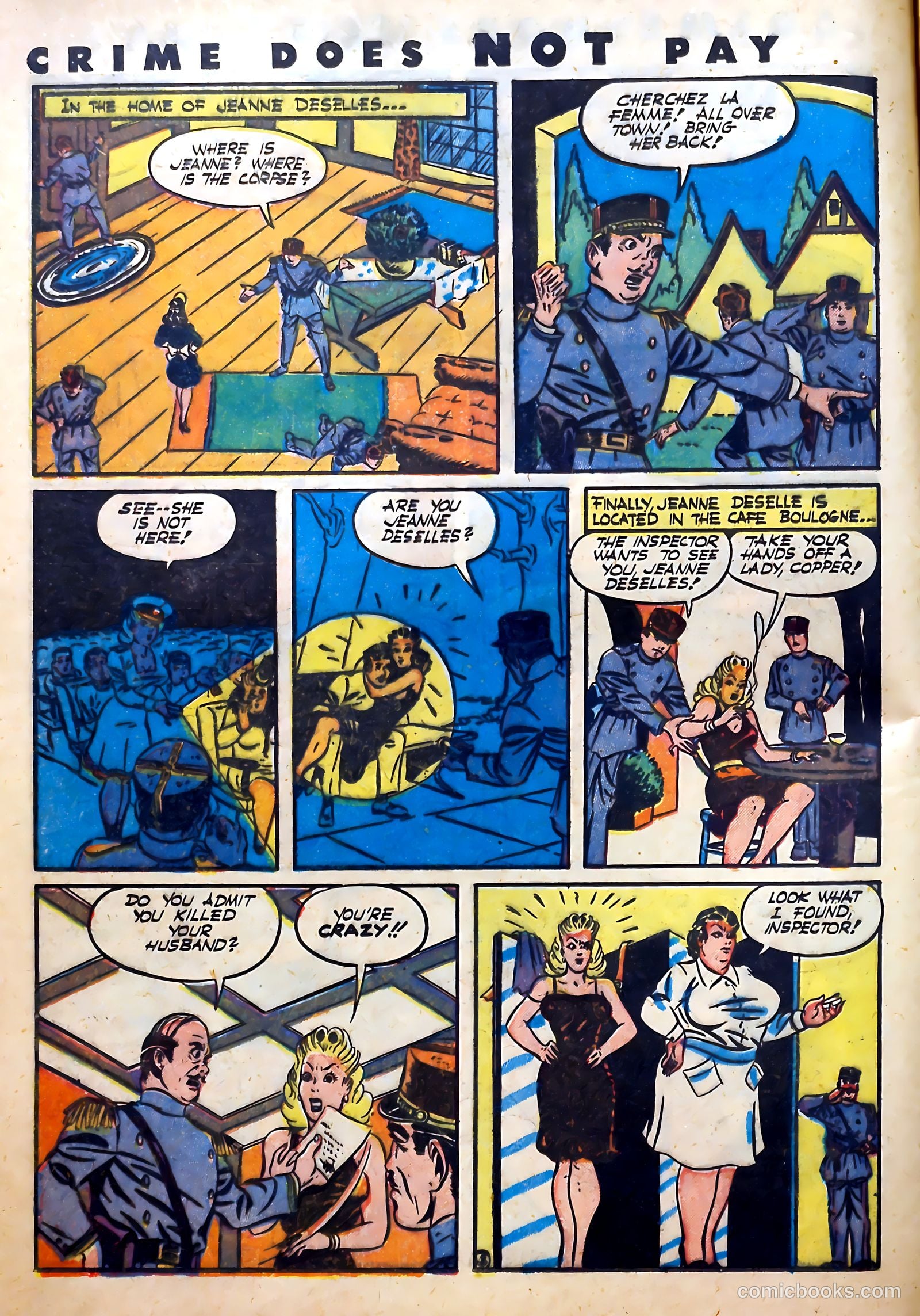 Crime Does Not Pay #26 (1943) — page 17 of 62