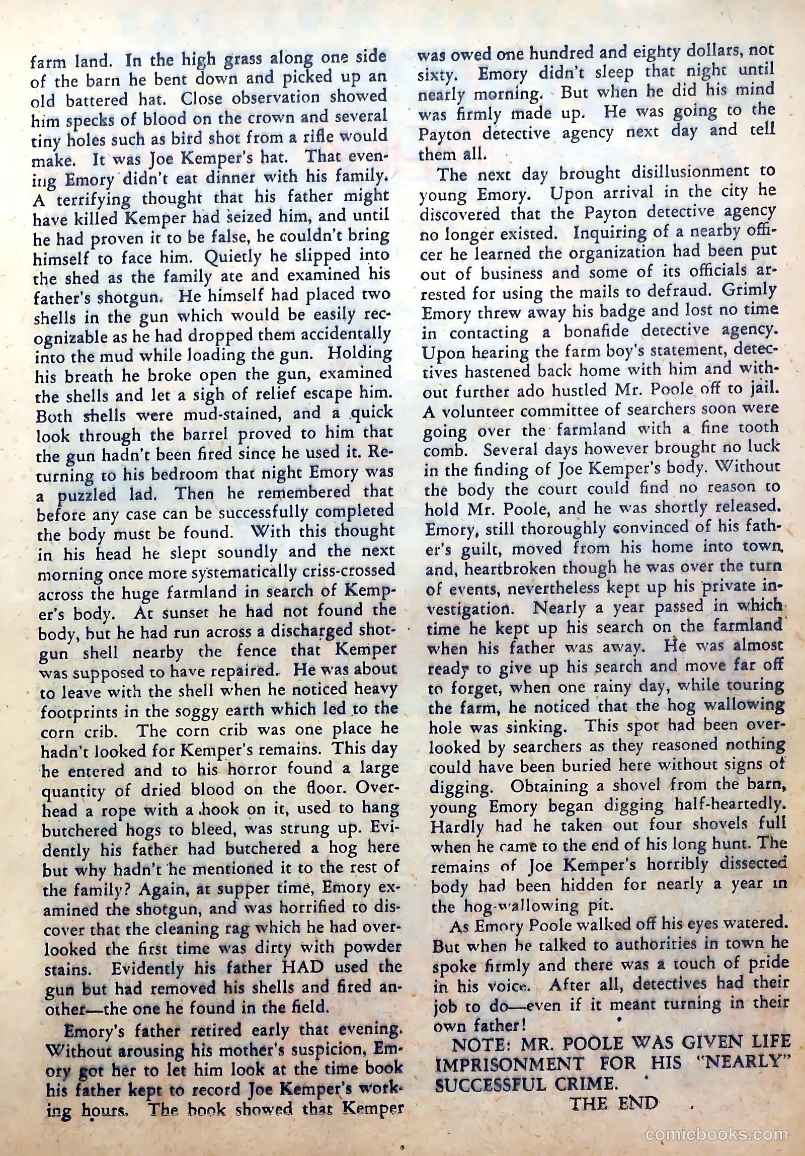 Crime Does Not Pay #26 (1943) — page 30 of 62