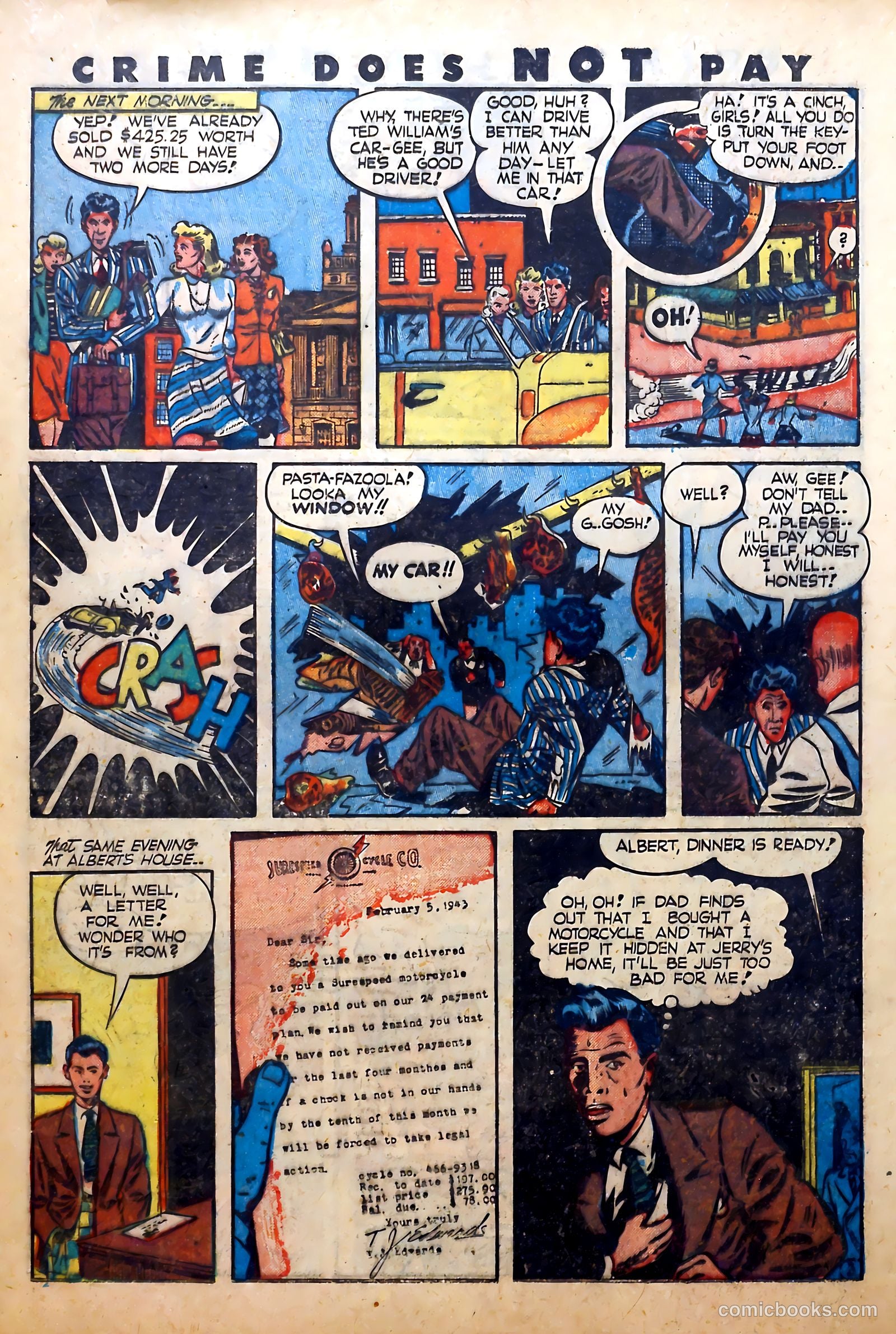 Crime Does Not Pay #26 (1943) — page 33 of 62