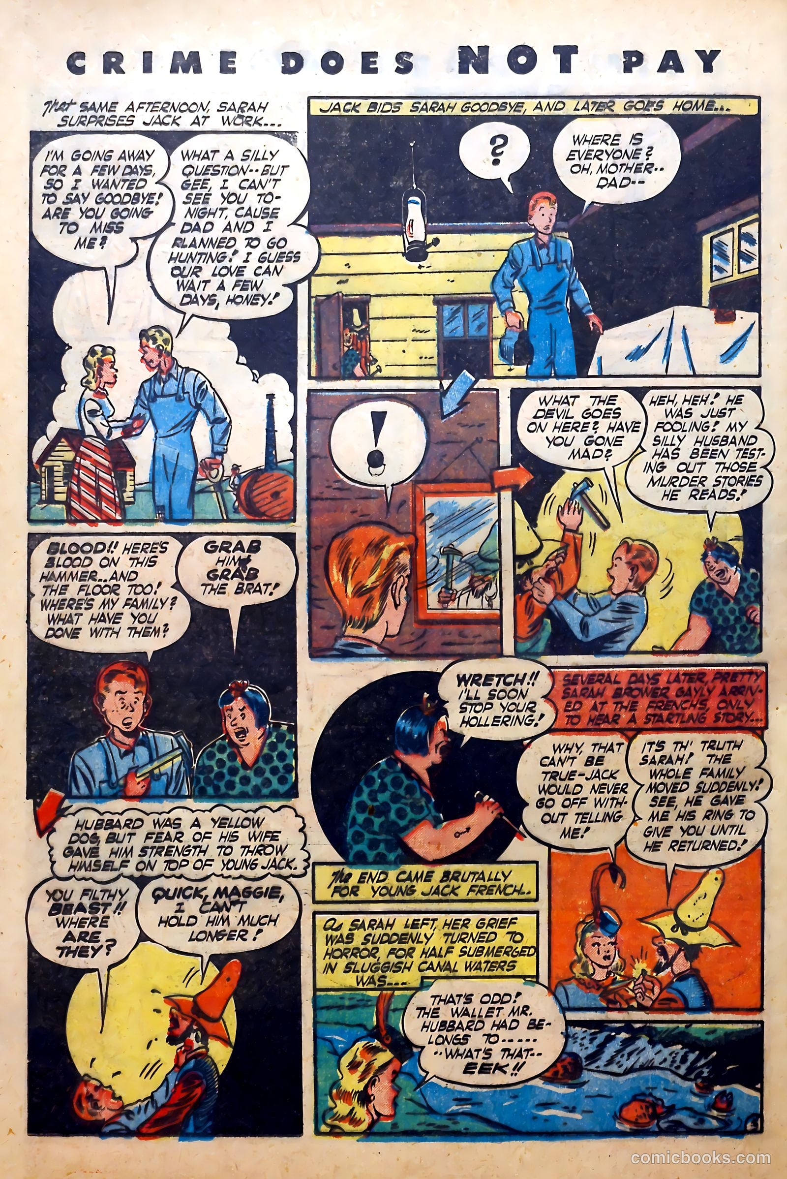Crime Does Not Pay #26 (1943) — page 41 of 62