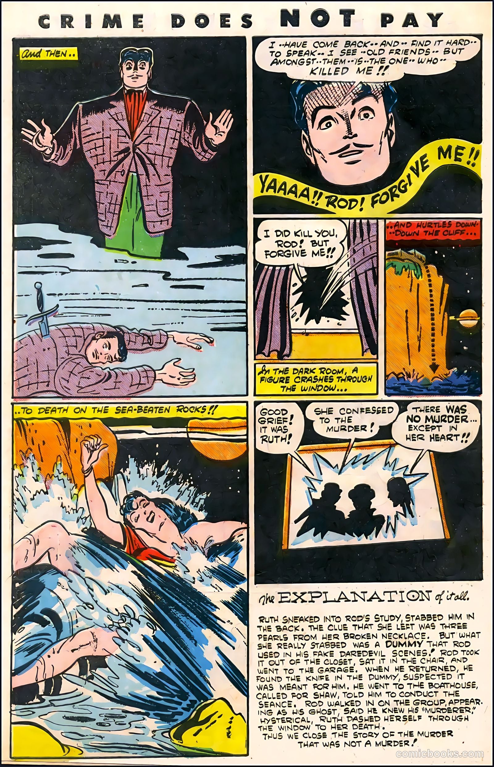 Crime Does Not Pay #34 (1944) — page 8 of 8