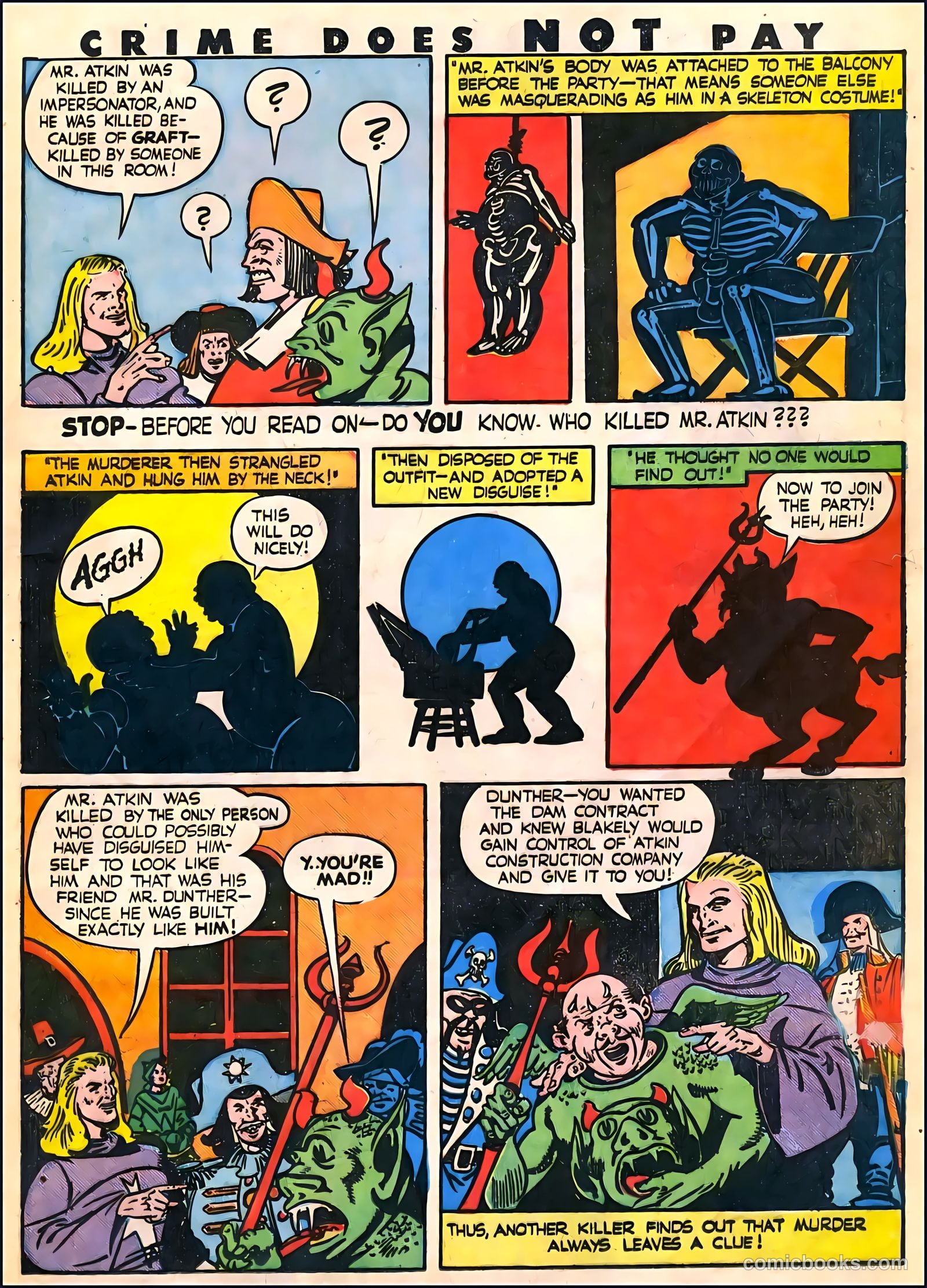 Crime Does Not Pay #42 (1945) — page 9 of 9