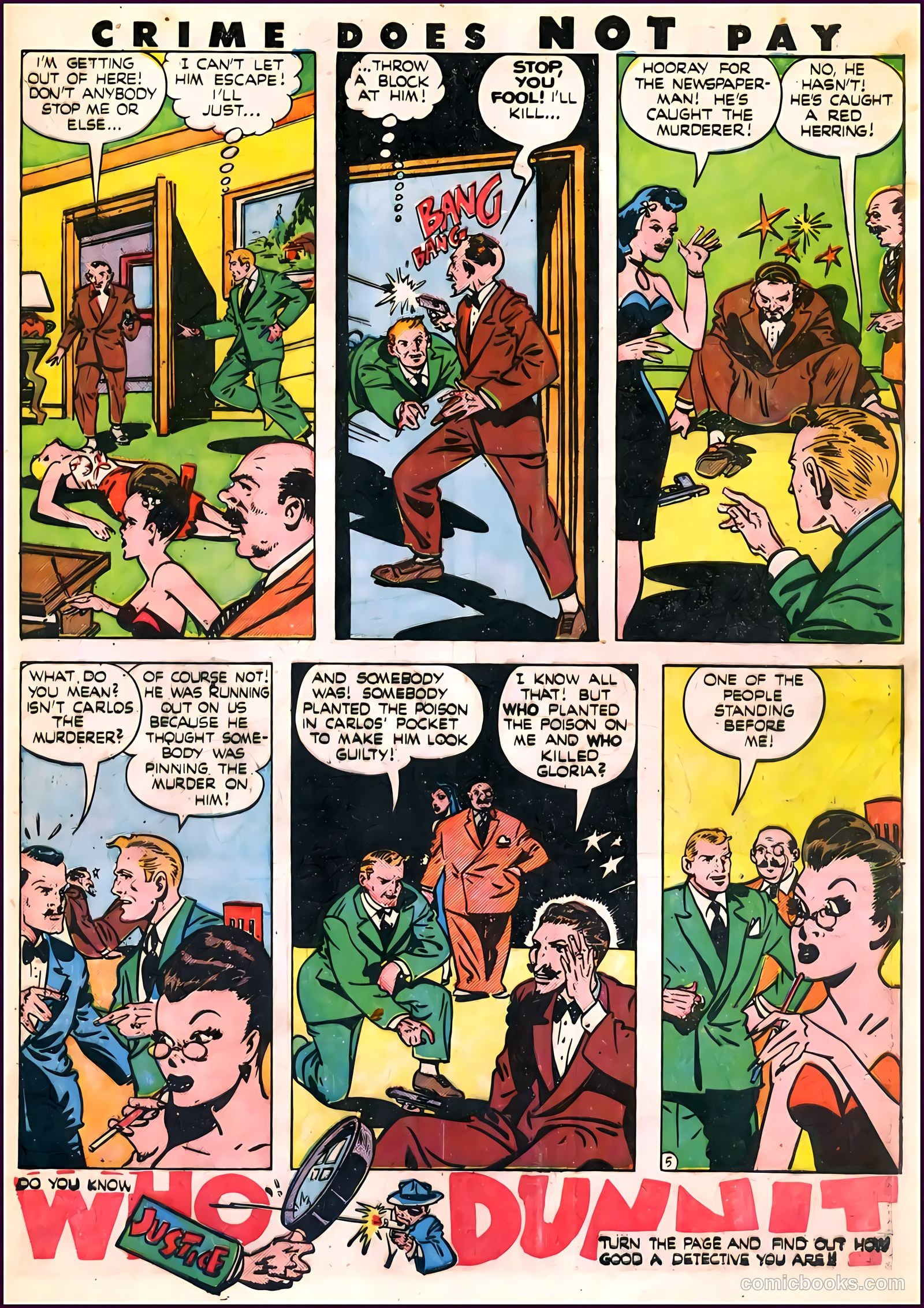 Crime Does Not Pay #45 (1946) — page 28 of 29
