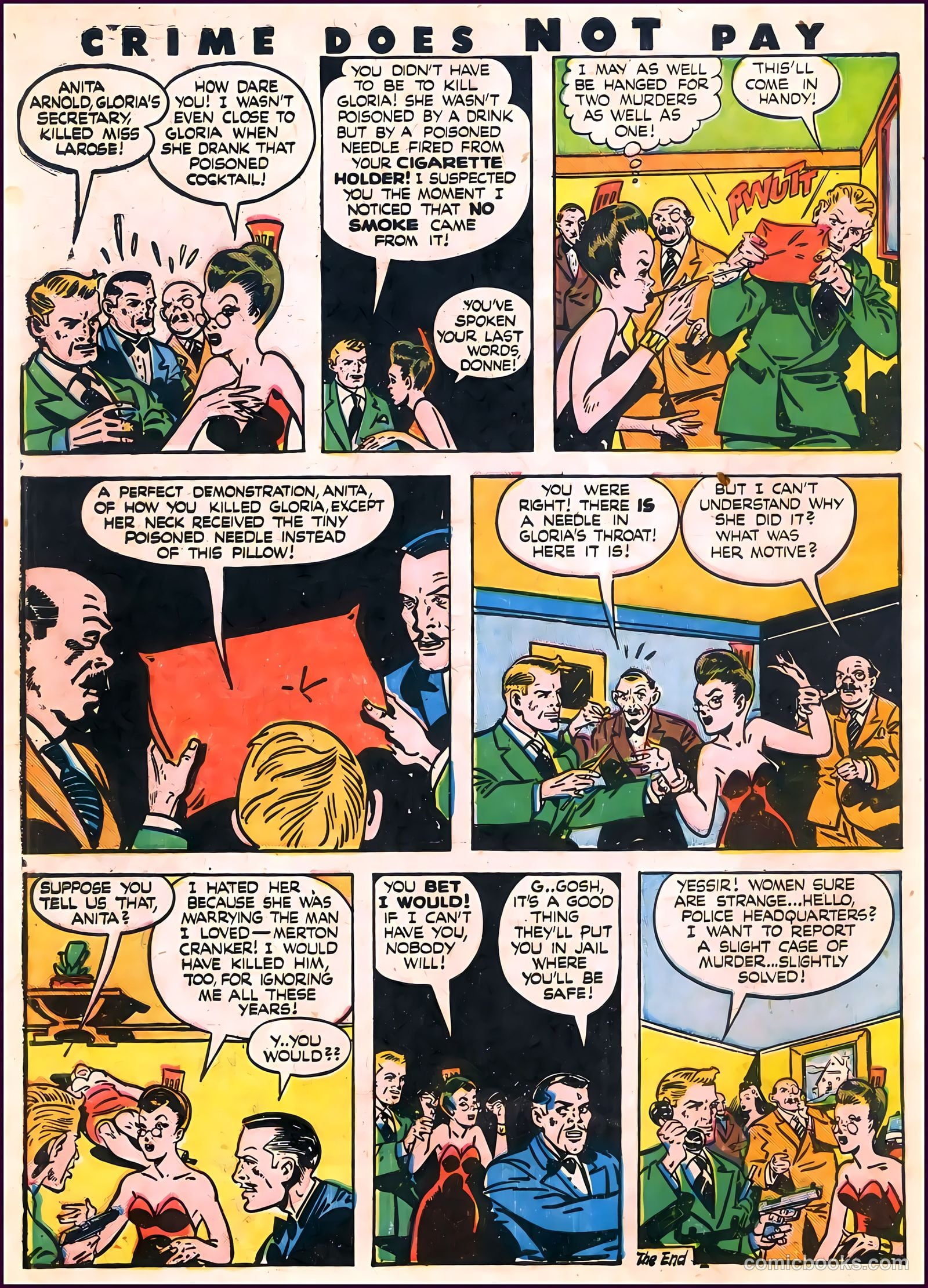 Crime Does Not Pay #45 (1946) — page 29 of 29