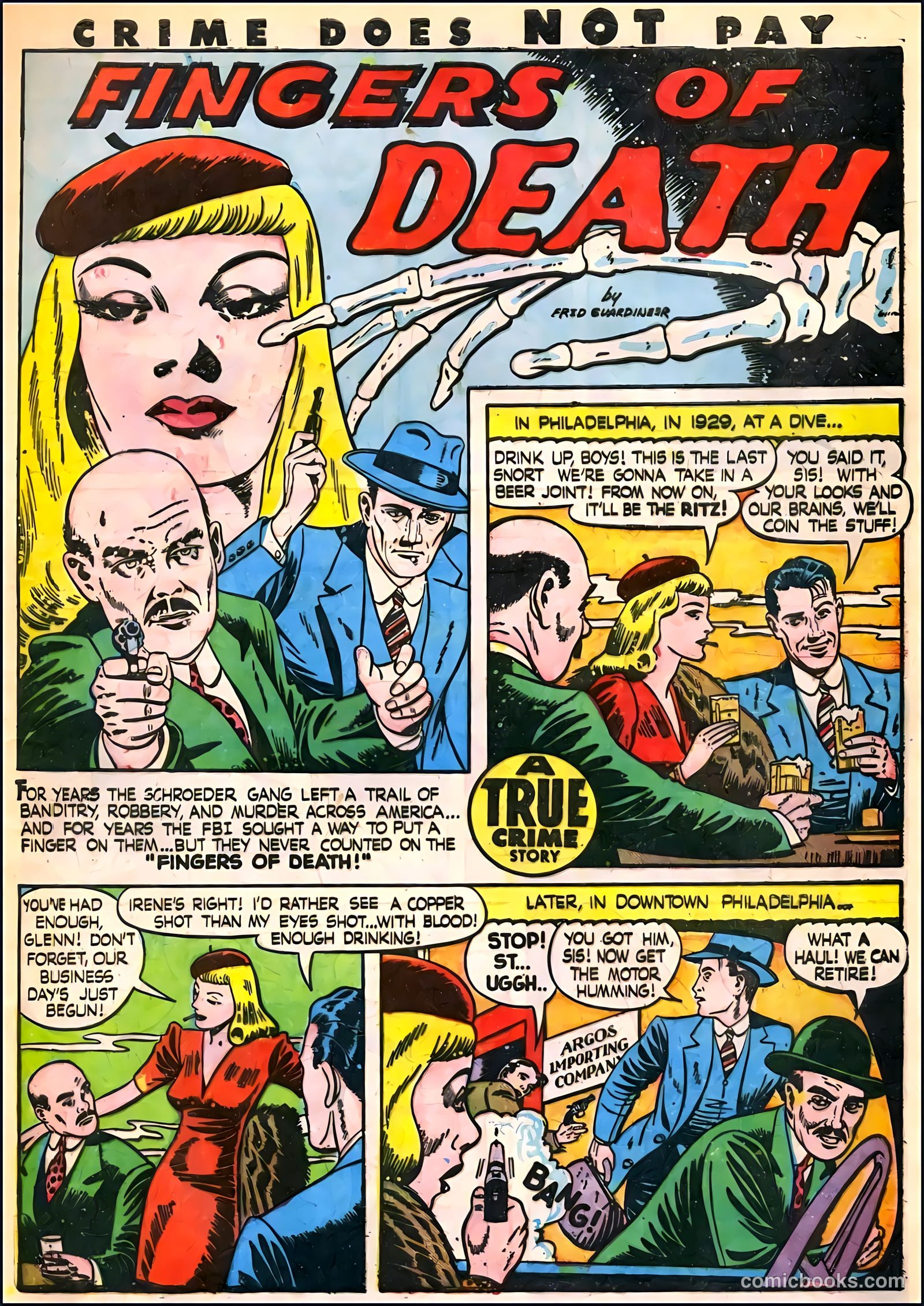 Crime Does Not Pay #47 (1946) — page 2 of 16