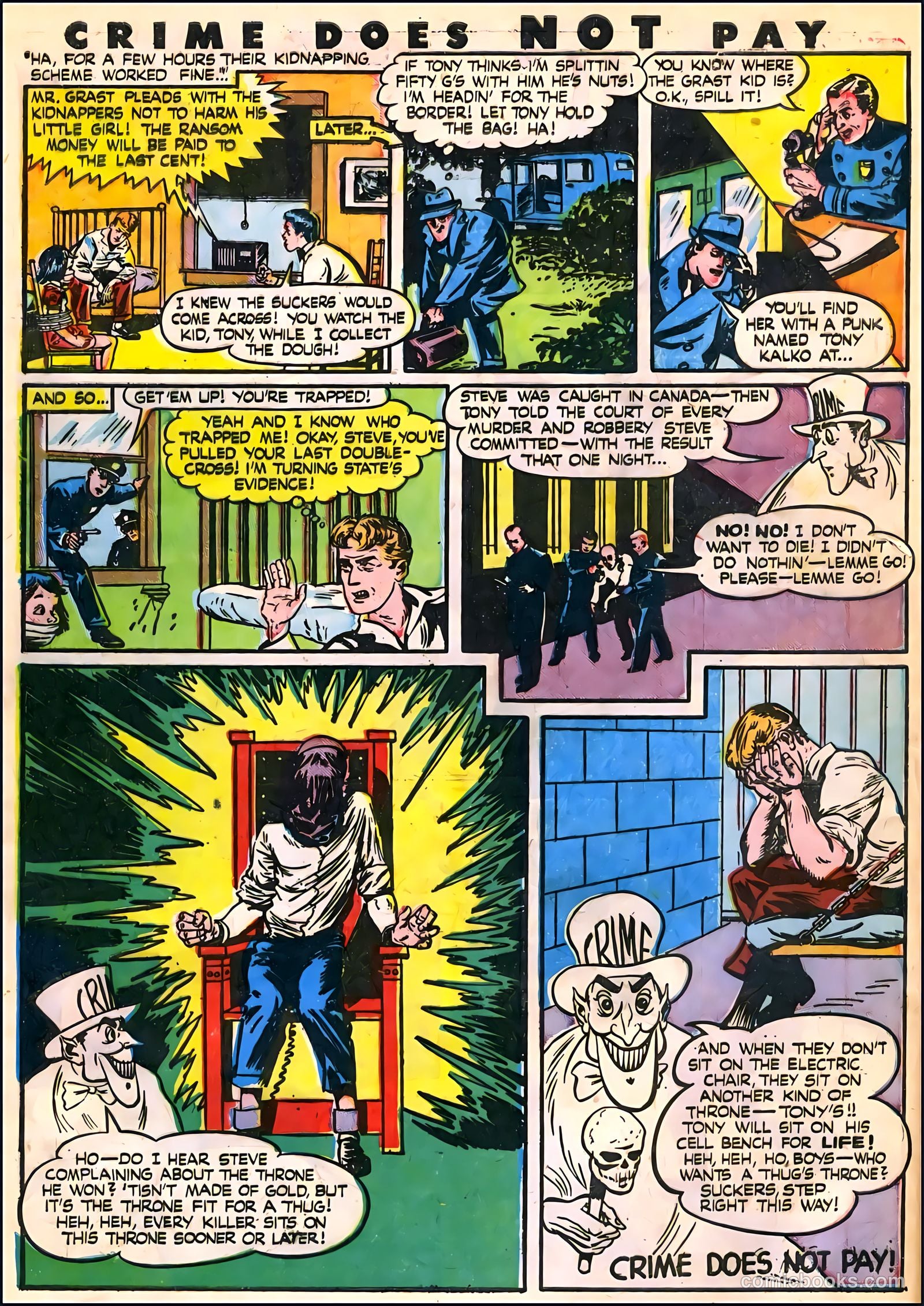 Crime Does Not Pay #47 (1946) — page 16 of 16