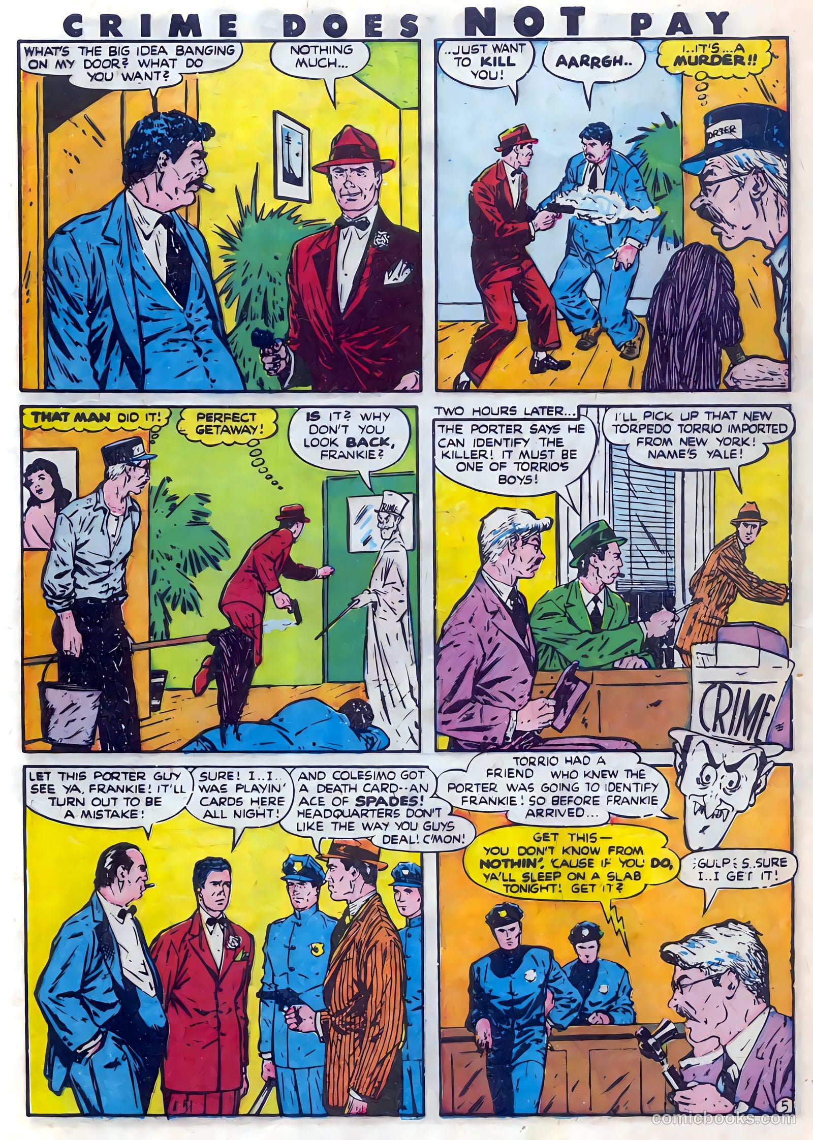 Crime Does Not Pay #48 (1946, Lev Gleason Publications, Inc.) — page 7 of 64