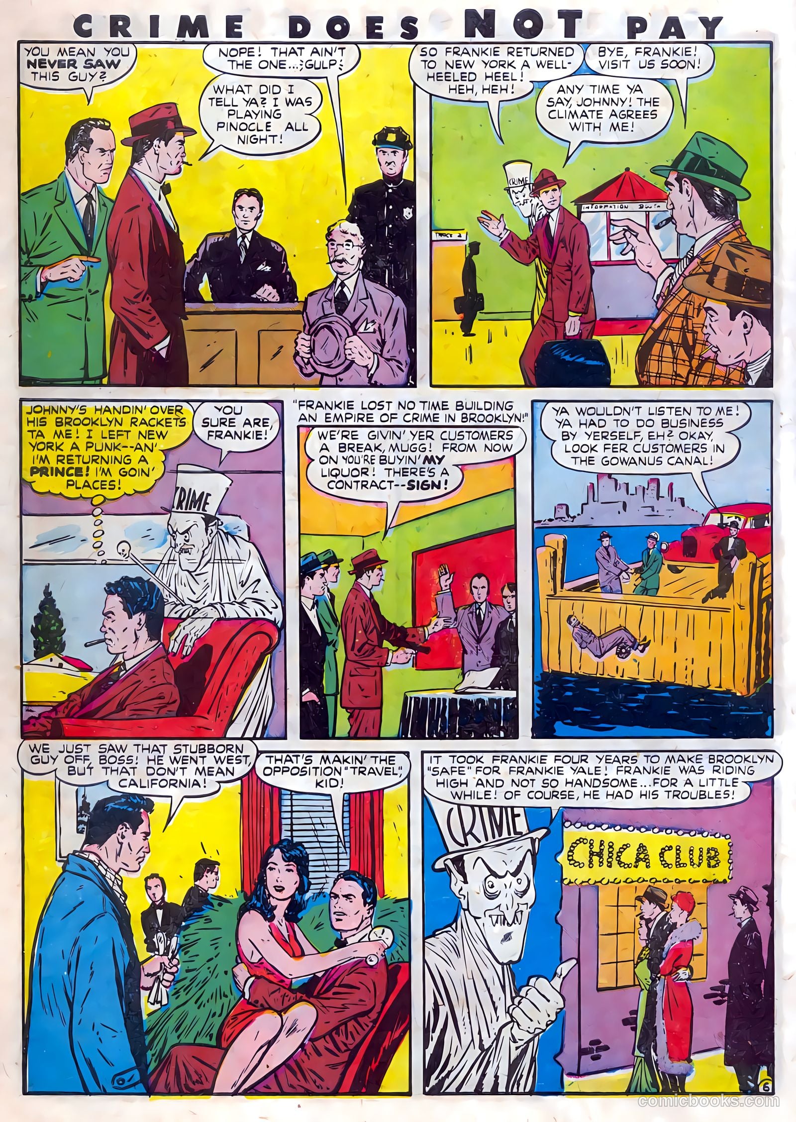 Crime Does Not Pay #48 (1946, Lev Gleason Publications, Inc.) — page 8 of 64