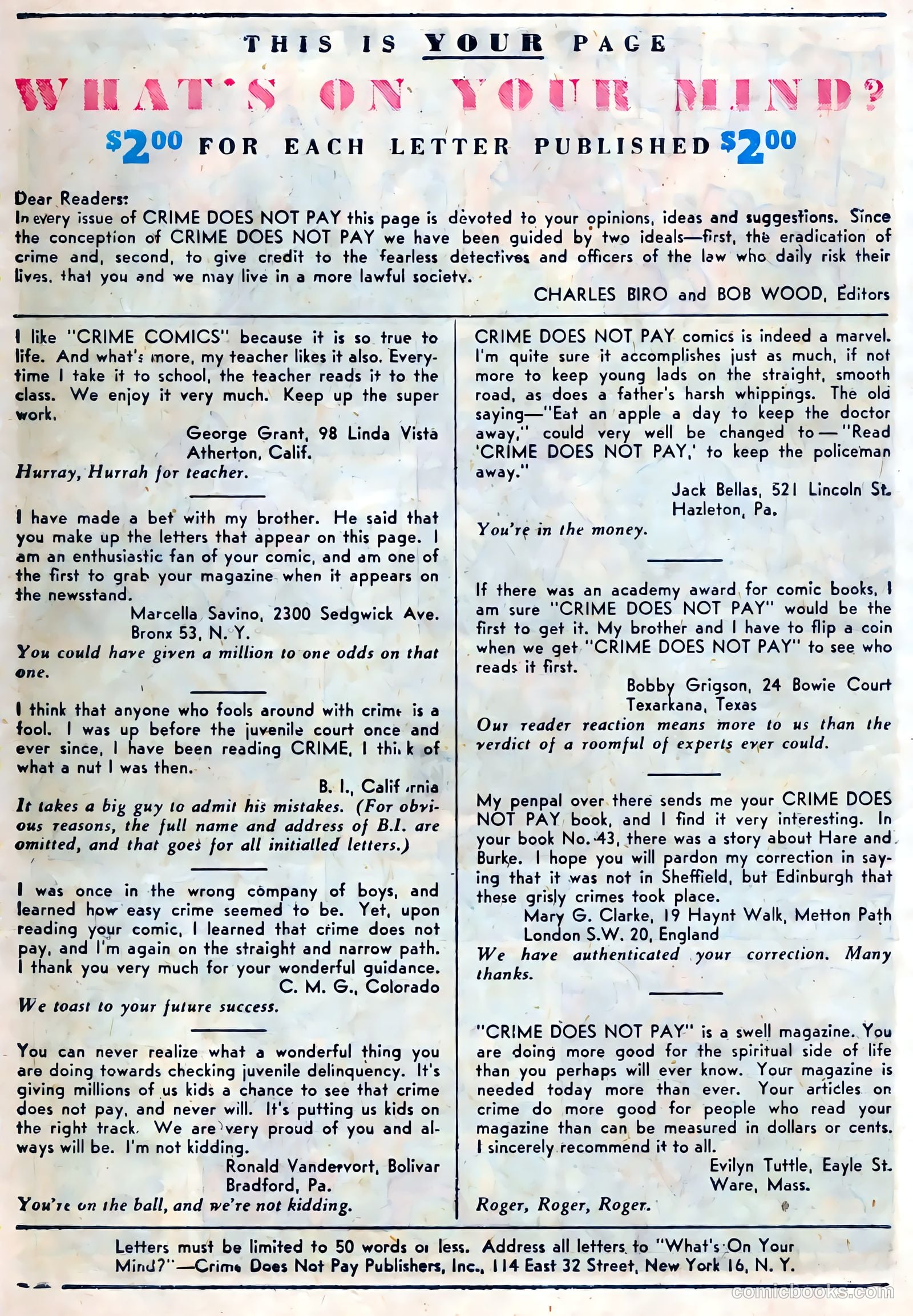 Crime Does Not Pay #48 (1946, Lev Gleason Publications, Inc.) — page 16 of 64