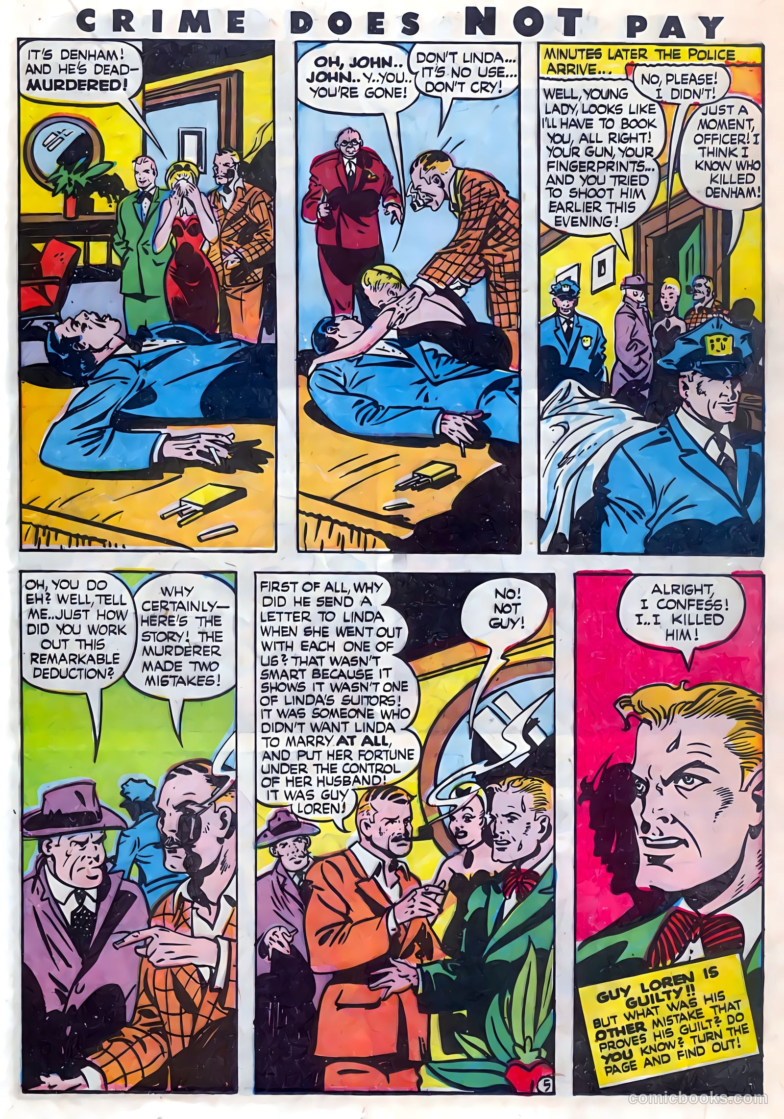 Crime Does Not Pay #48 (1946, Lev Gleason Publications, Inc.) — page 31 of 64