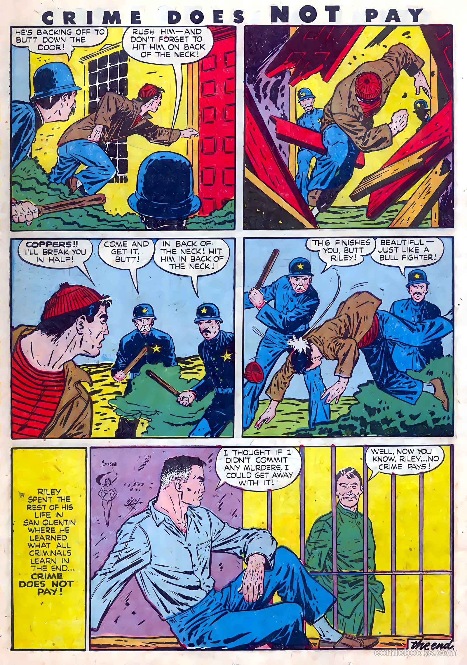 Crime Does Not Pay #48 (1946, Lev Gleason Publications, Inc.) — page 46 of 64