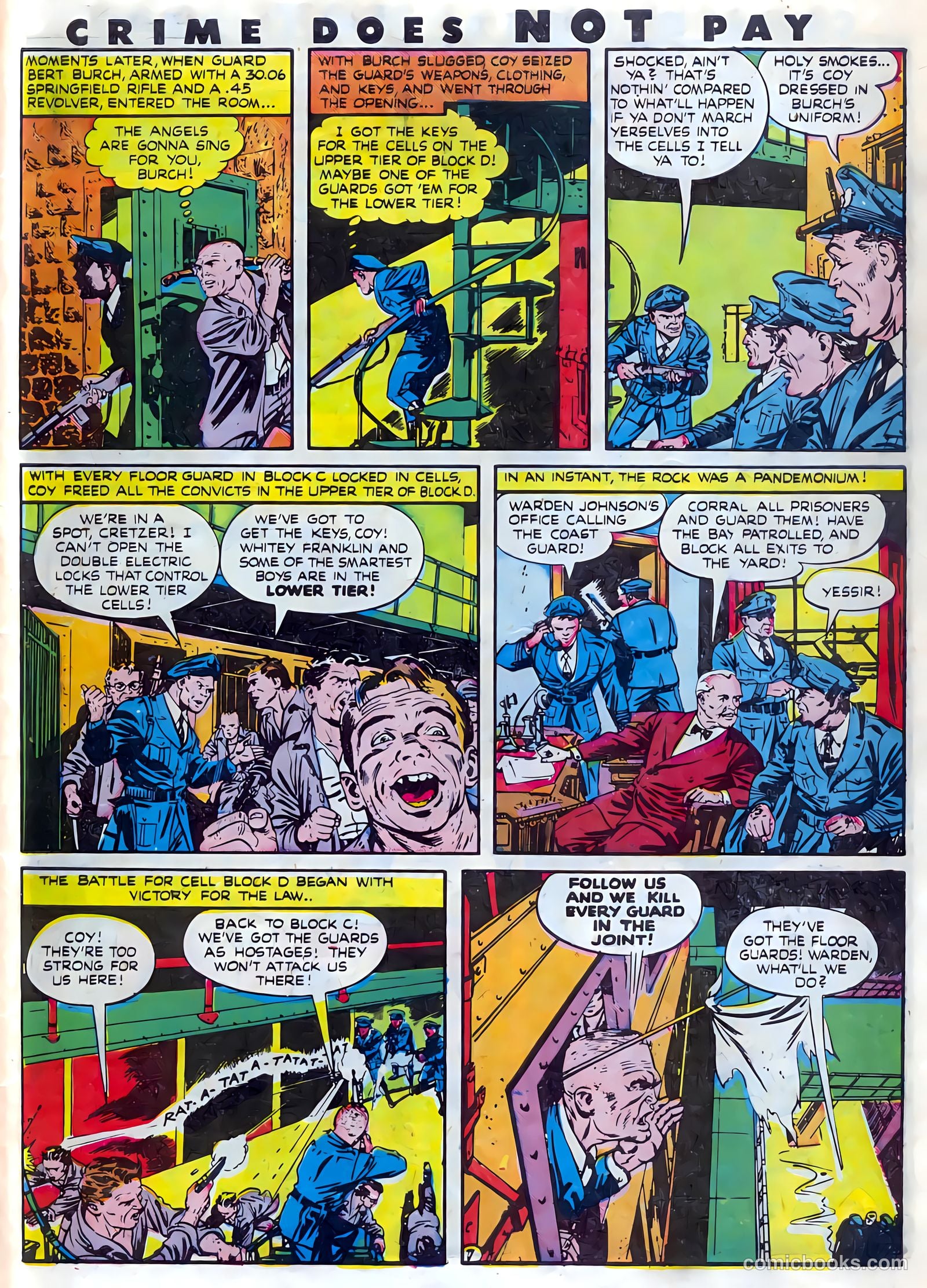 Crime Does Not Pay #48 (1946, Lev Gleason Publications, Inc.) — page 57 of 64