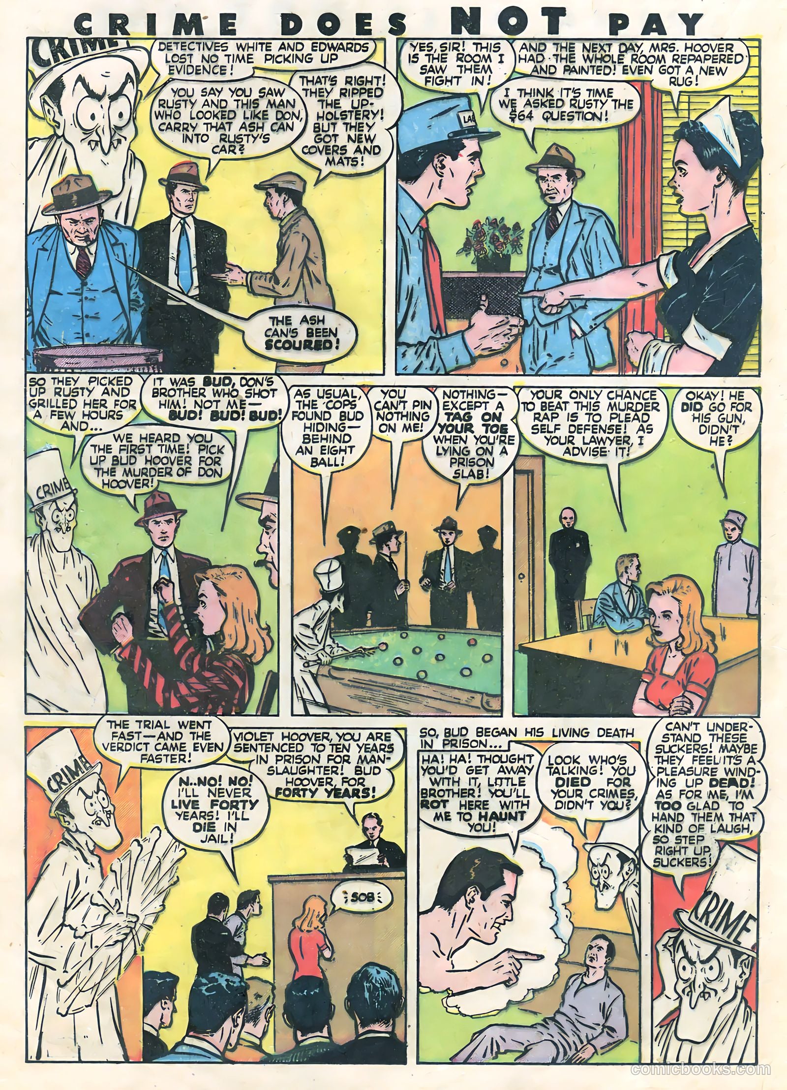Crime Does Not Pay #51 (1947, Lev Gleason Publications, Inc.) — page 16 of 52