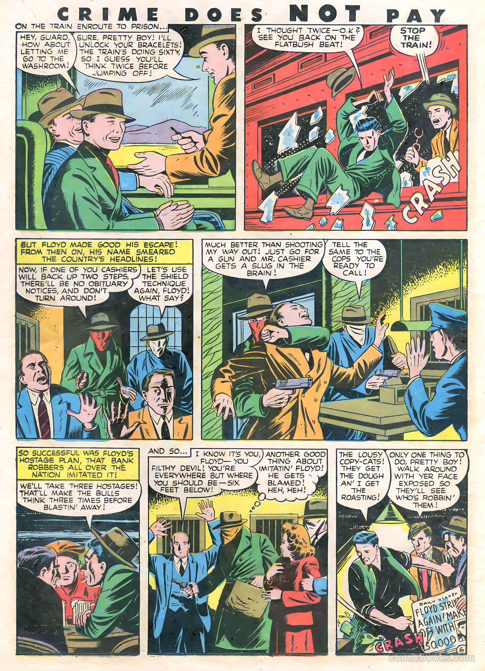 Crime Does Not Pay #51 (1947, Lev Gleason Publications, Inc.) — page 22 of 52
