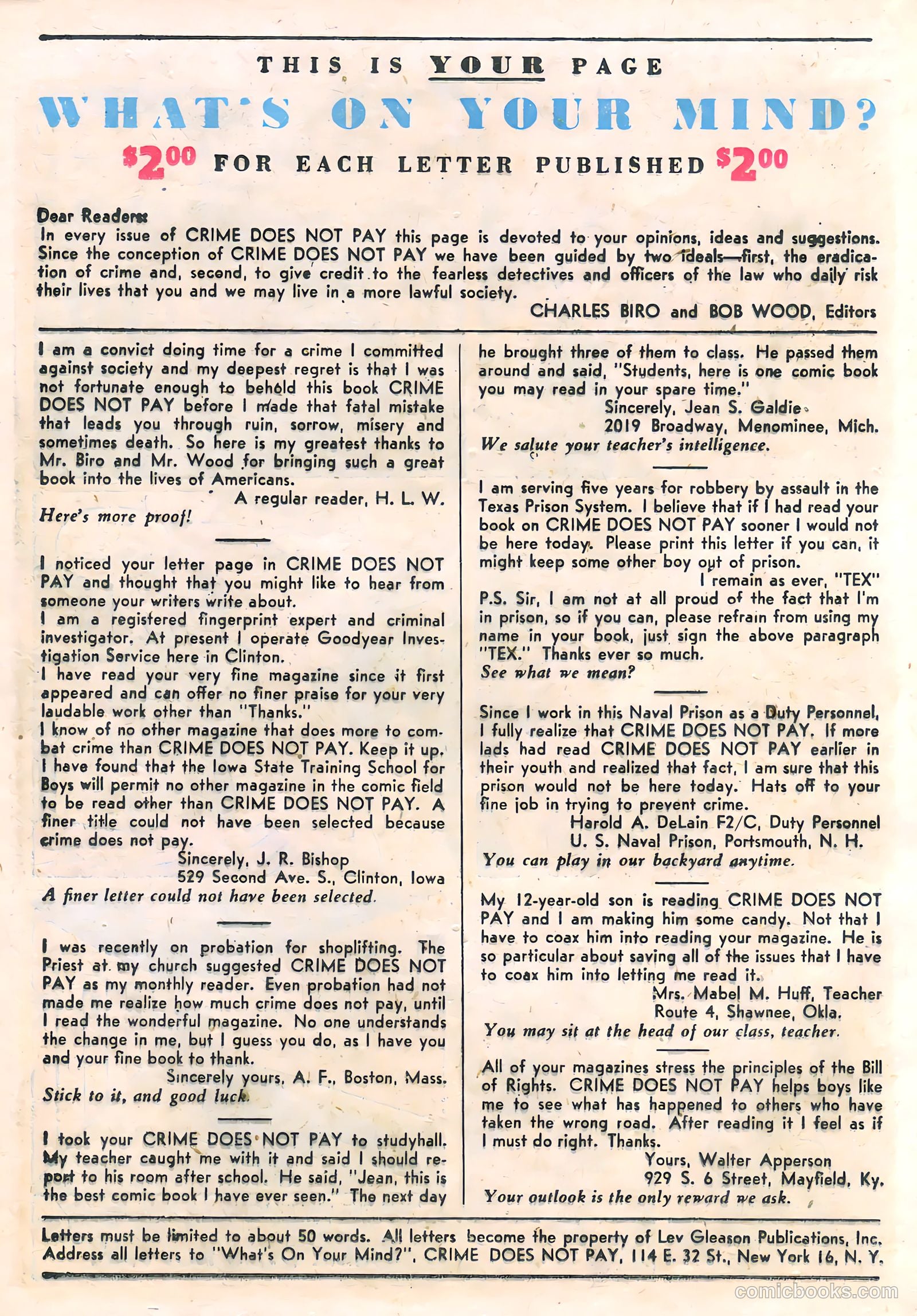 Crime Does Not Pay #51 (1947, Lev Gleason Publications, Inc.) — page 32 of 52