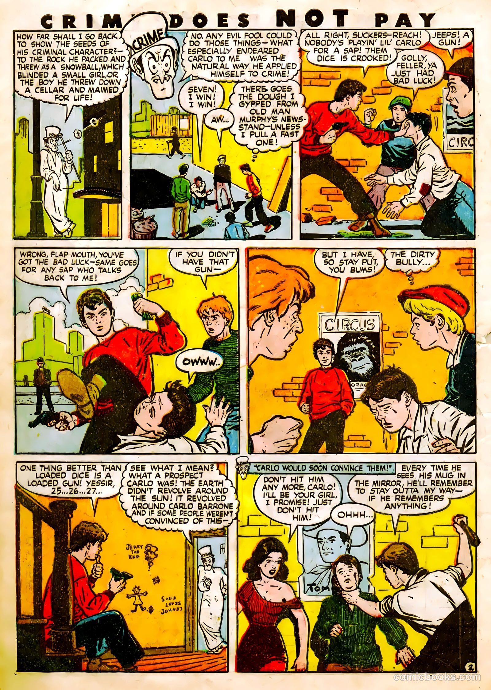 Crime Does Not Pay #53 (1947, Lev Gleason Publications, Inc.) — page 6 of 53