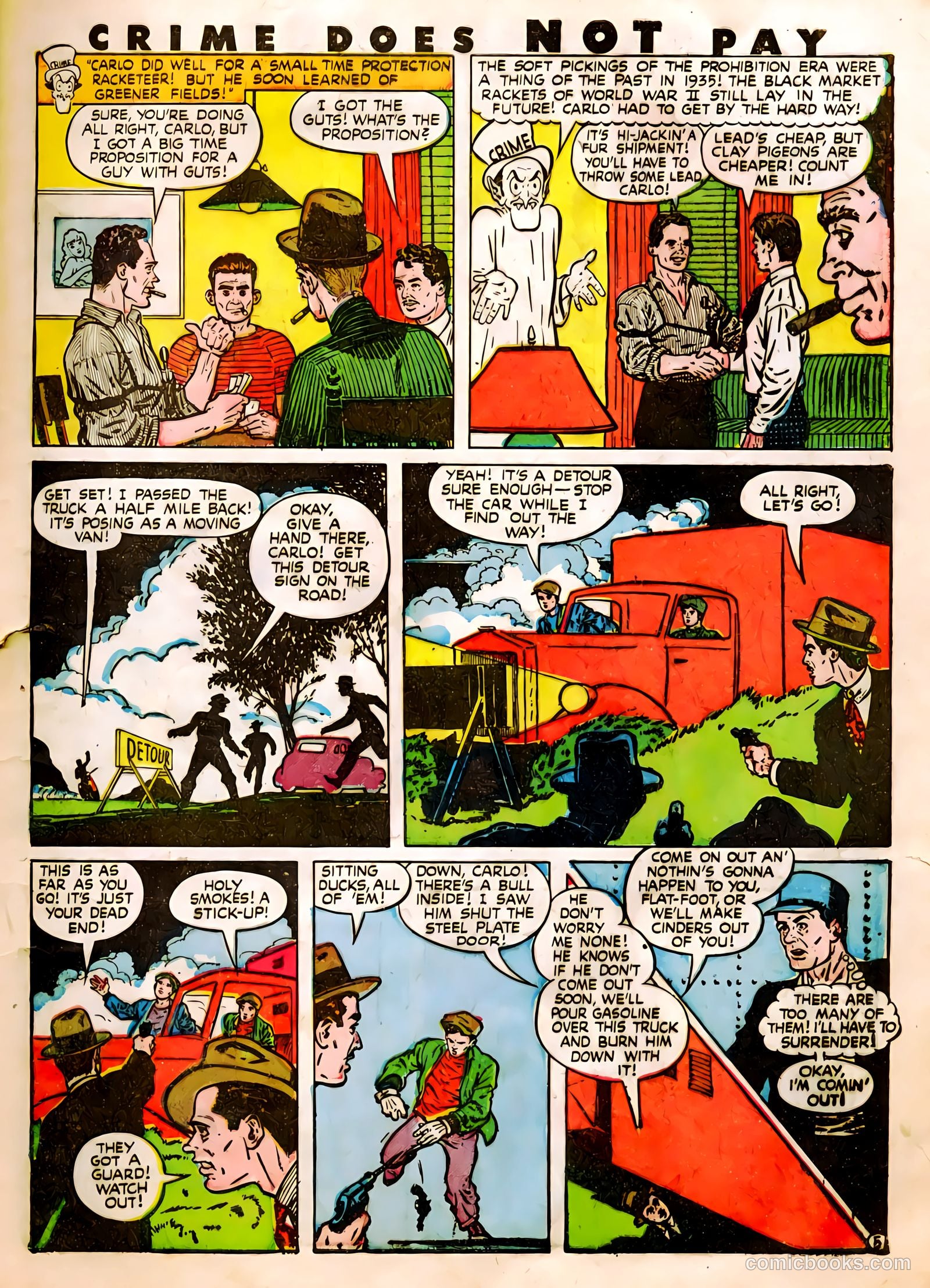 Crime Does Not Pay #53 (1947, Lev Gleason Publications, Inc.) — page 9 of 53