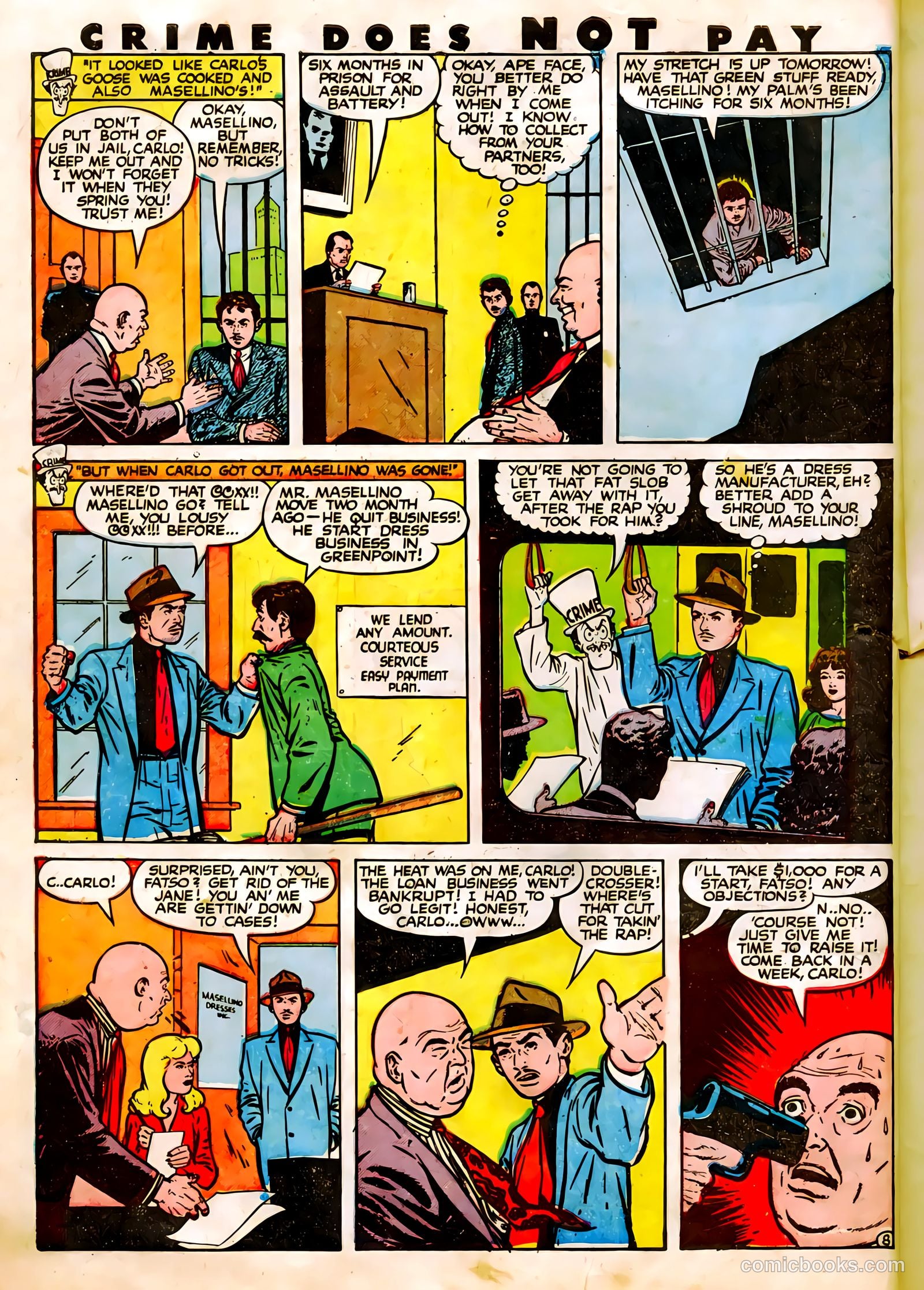 Crime Does Not Pay #53 (1947, Lev Gleason Publications, Inc.) — page 12 of 53