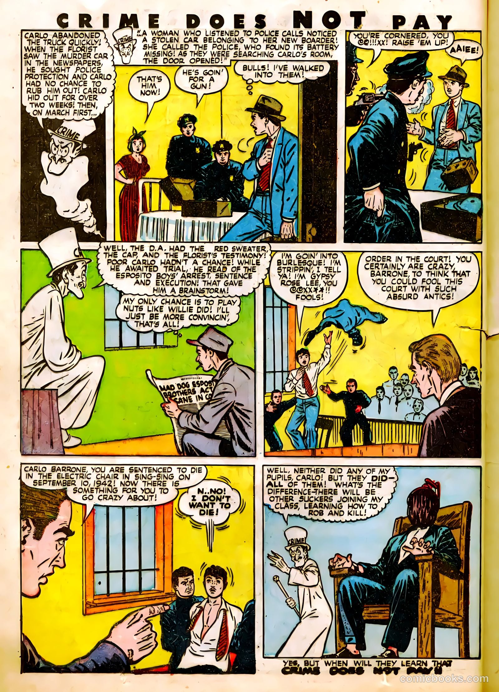 Crime Does Not Pay #53 (1947, Lev Gleason Publications, Inc.) — page 18 of 53
