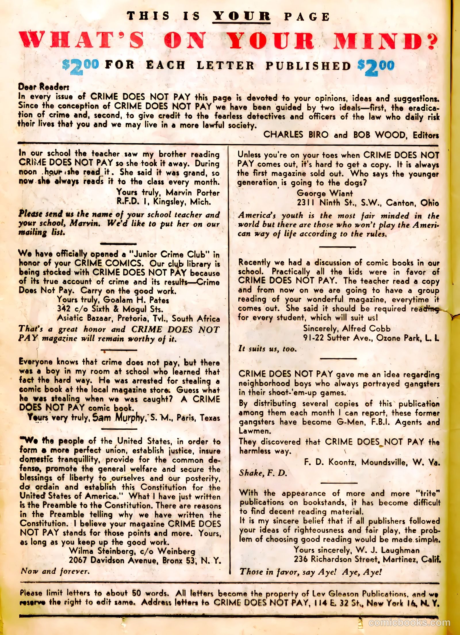 Crime Does Not Pay #53 (1947, Lev Gleason Publications, Inc.) — page 20 of 53