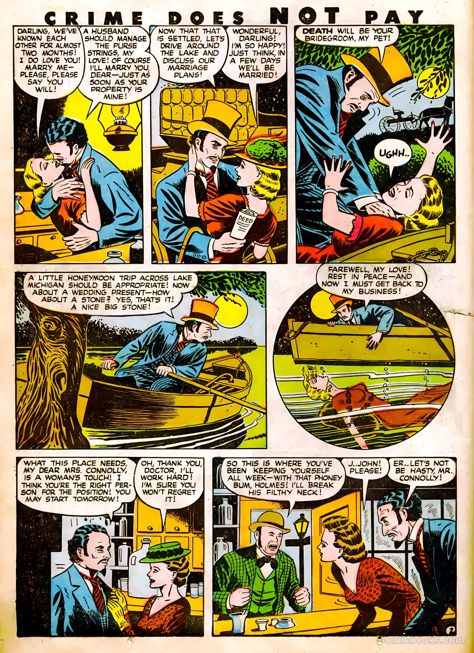 Crime Does Not Pay #53 (1947, Lev Gleason Publications, Inc.) — page 22 of 53