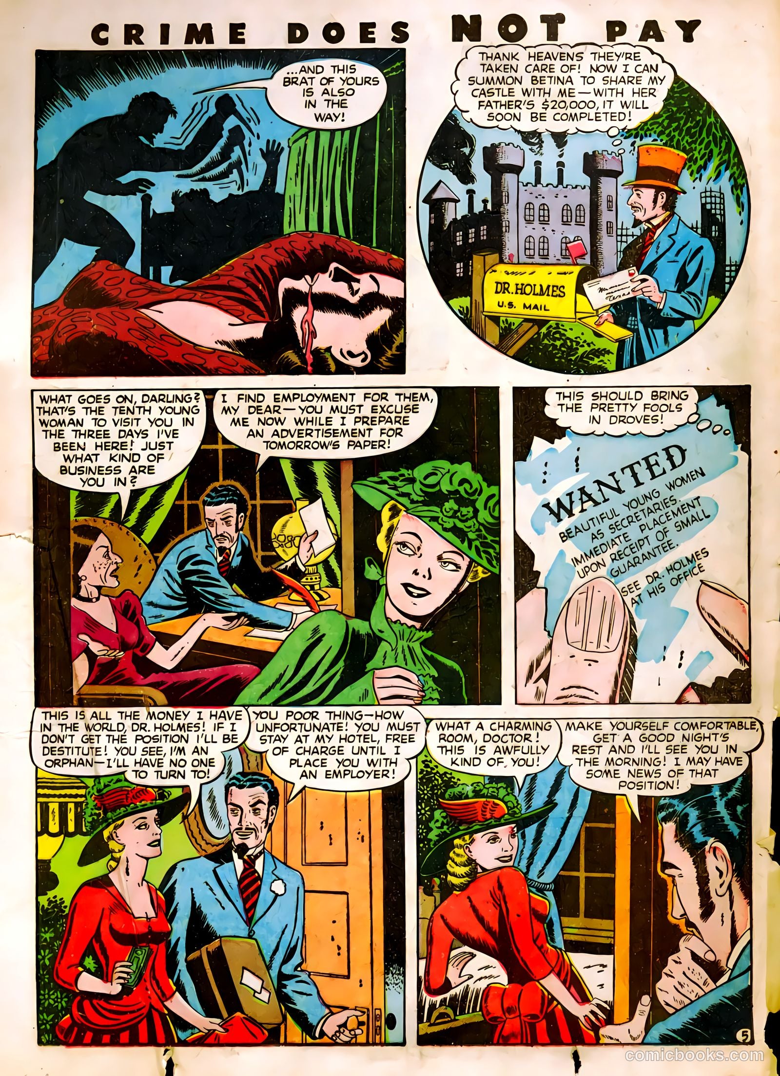 Crime Does Not Pay #53 (1947, Lev Gleason Publications, Inc.) — page 25 of 53