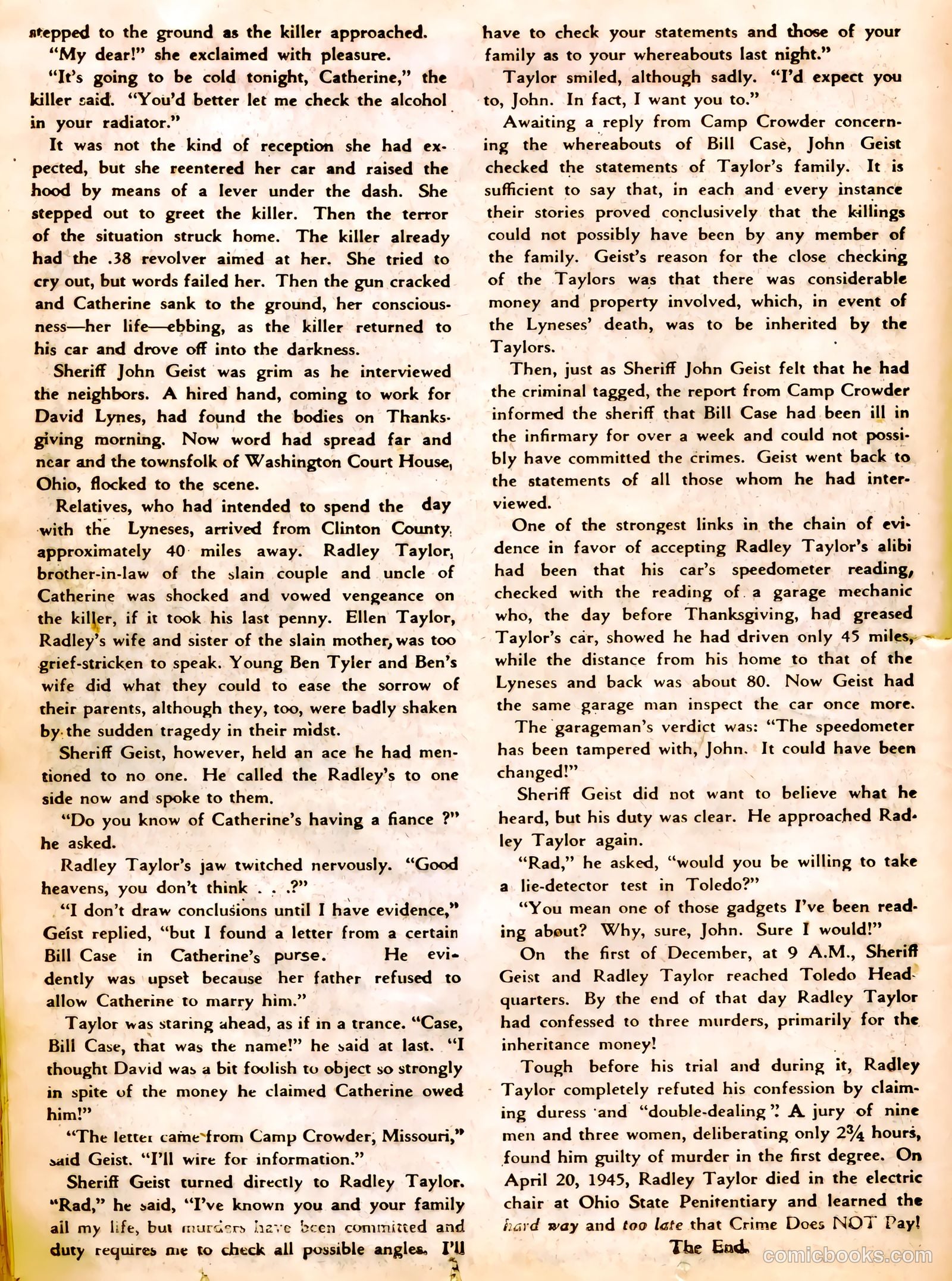 Crime Does Not Pay #53 (1947, Lev Gleason Publications, Inc.) — page 32 of 53